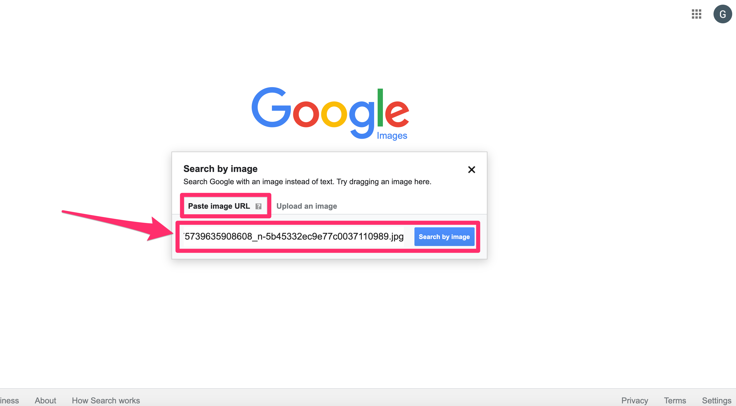 Google reverse search. Поиск картинок по размеру.