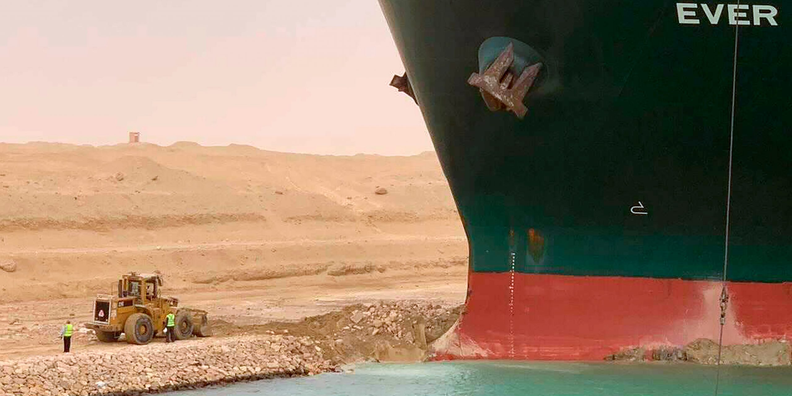 Ever Given in the Suez Canal