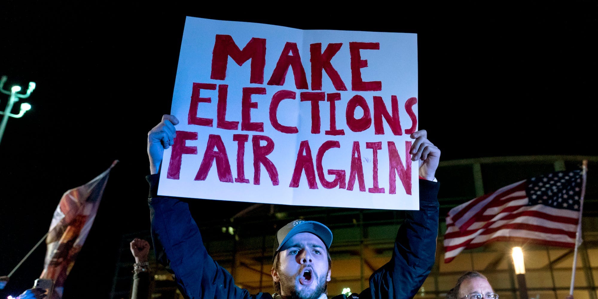 Election integrity protest