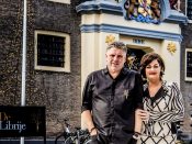 Eigenaar en chef-kok Jonnie Boer en zijn vrouw Therese van 3-sterrenrestaurant De Librije in Zwolle.
