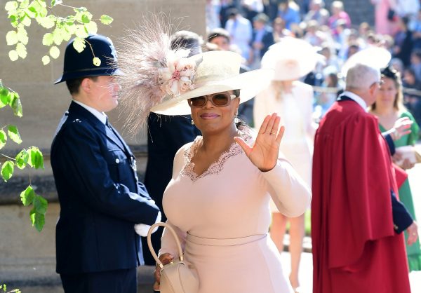 Oprah Winfrey op de bruiloft van Meghan en Harry. Foto: Reuters Oprah Winfrey op de bruiloft van Meghan en Harry. Foto: Reuters