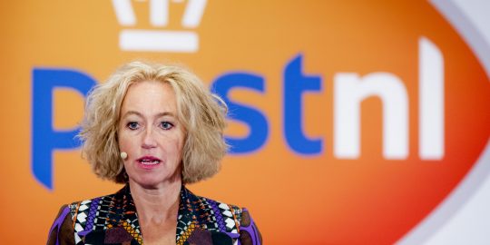 Herna Verhagen, CEO en voorzitter van de Raad van Bestuur van PostNL