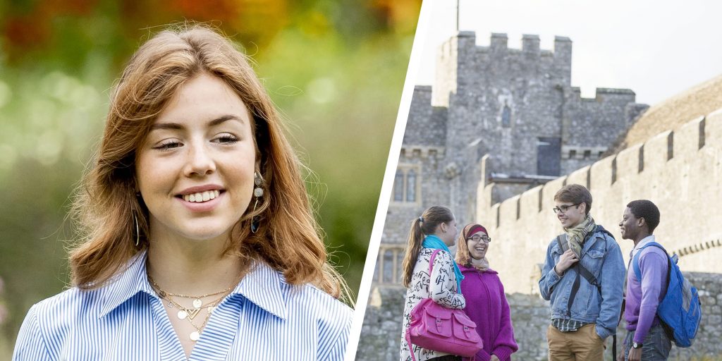 Prinses Alexia maakt haar middelbare school af in Wales.