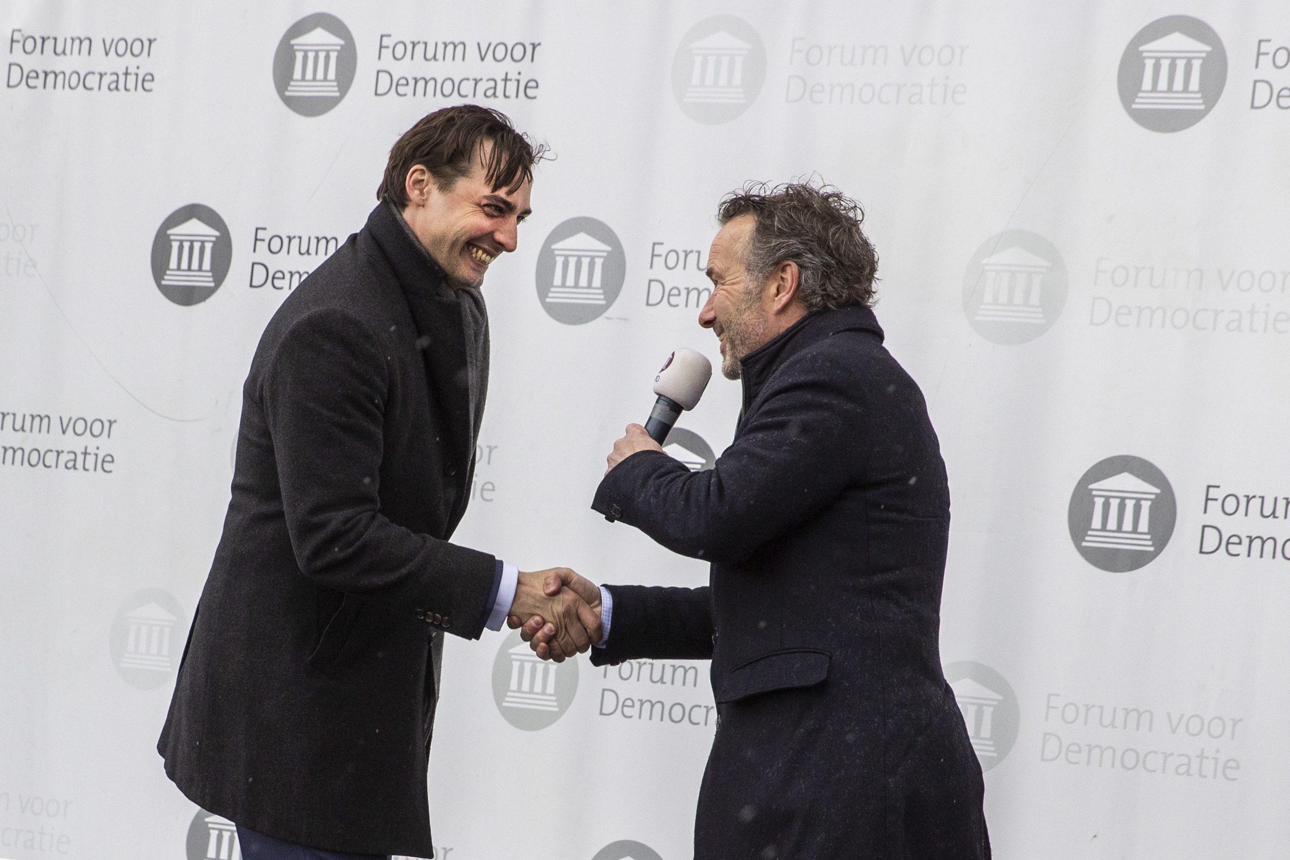 Thierry Baudet en Wybren van Haga. Foto: ANP/Vincent Jannink
