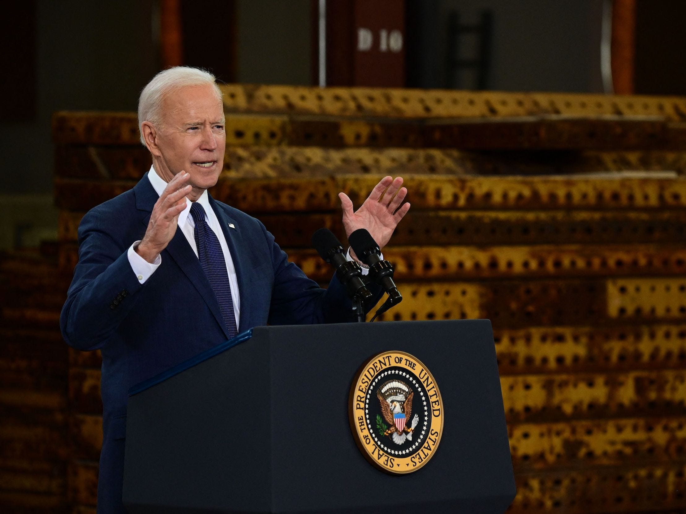 biden pittsburg infrastructure plan getty