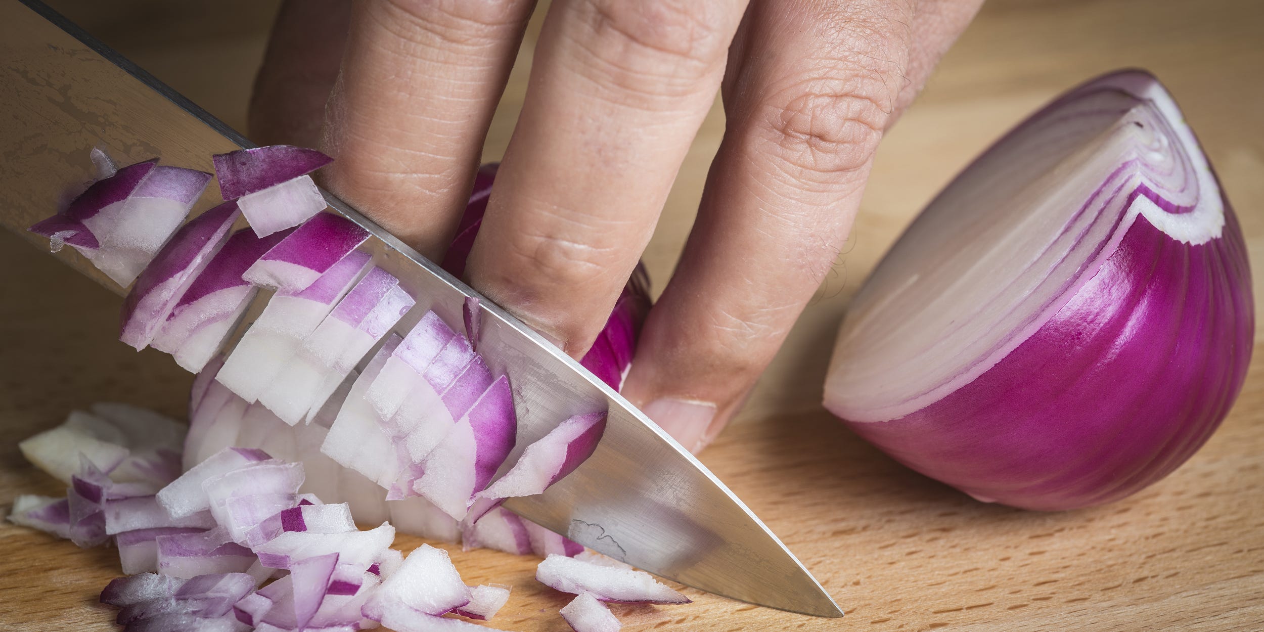 cut onion