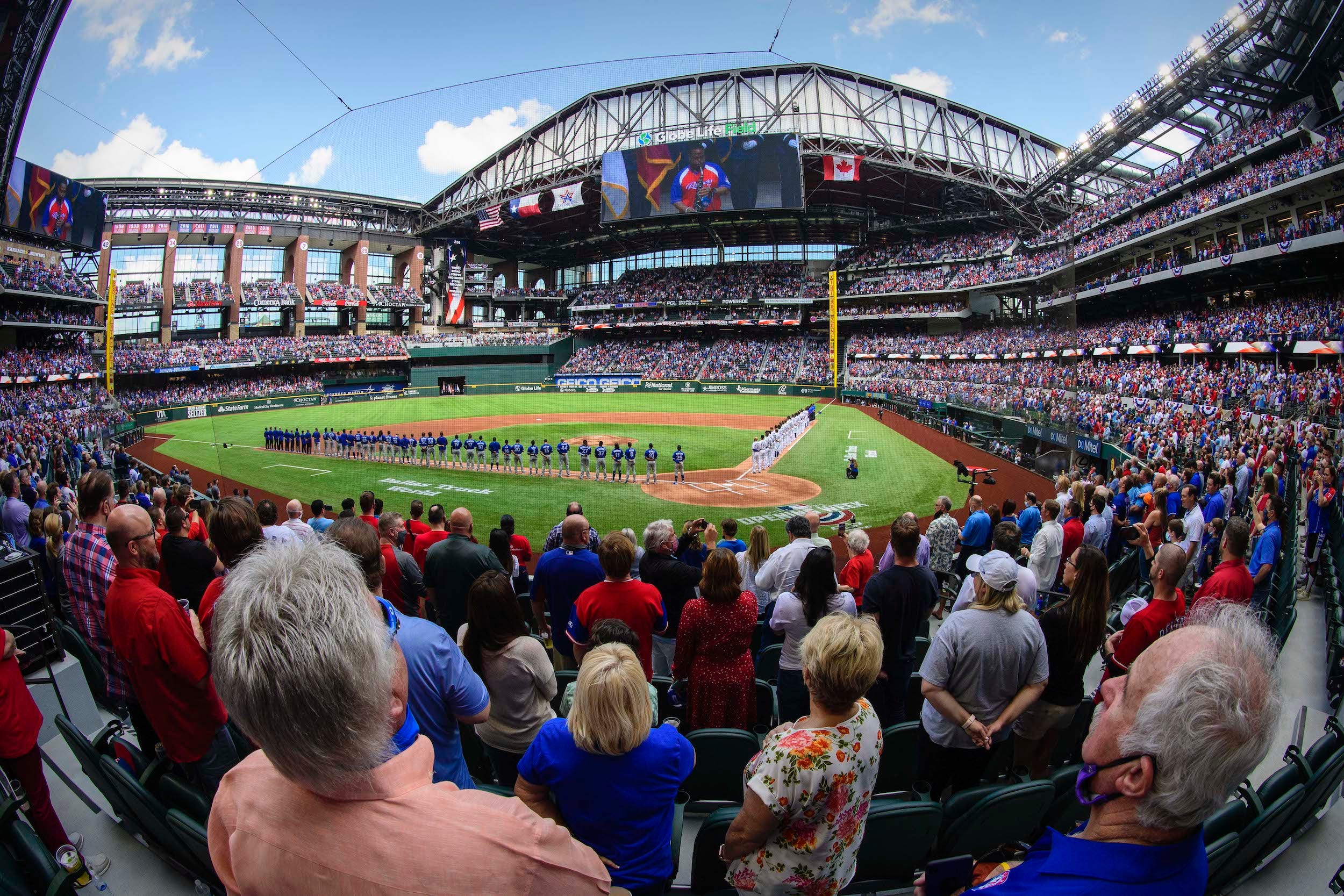 rangers baseball game