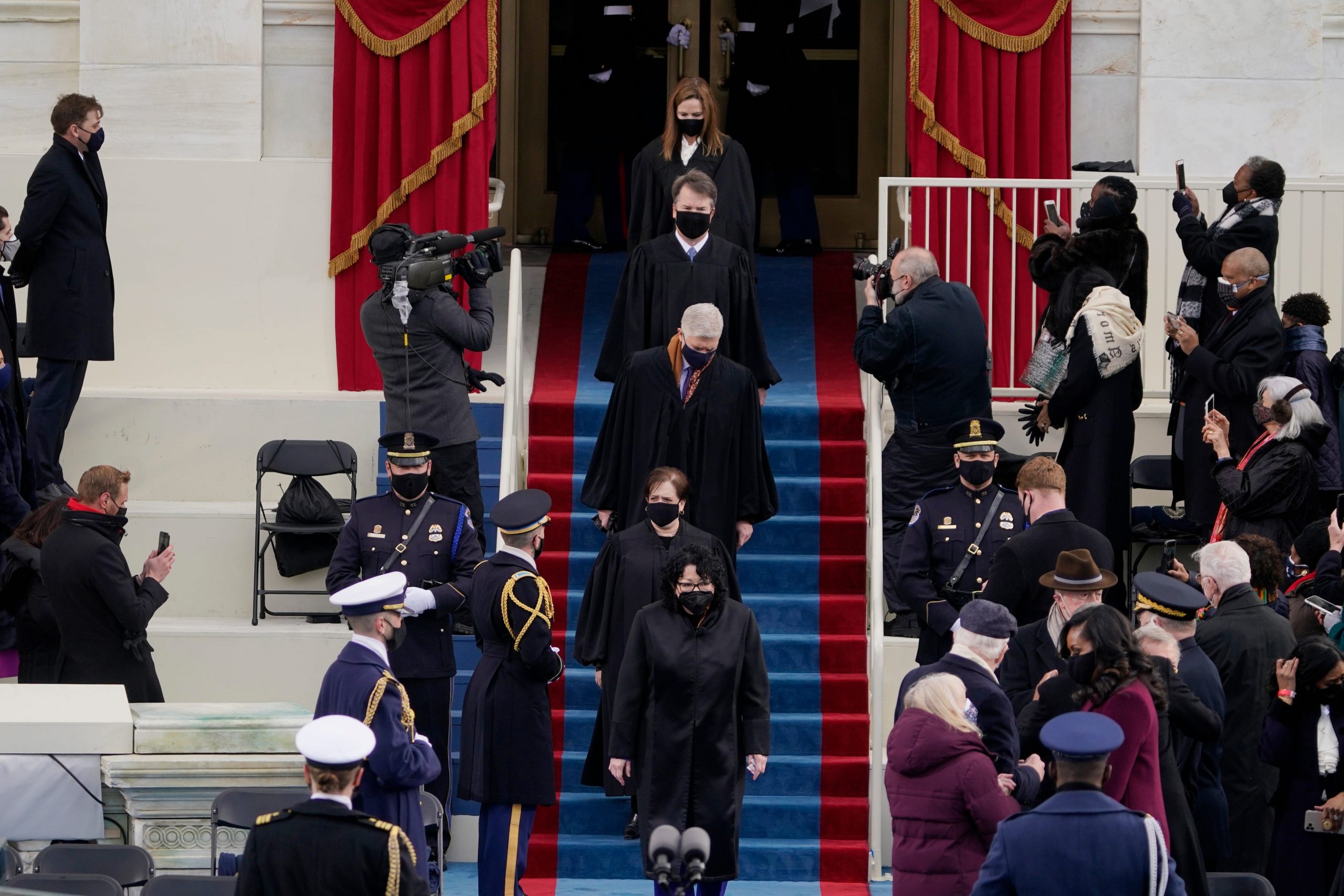supreme court justices at inauguration