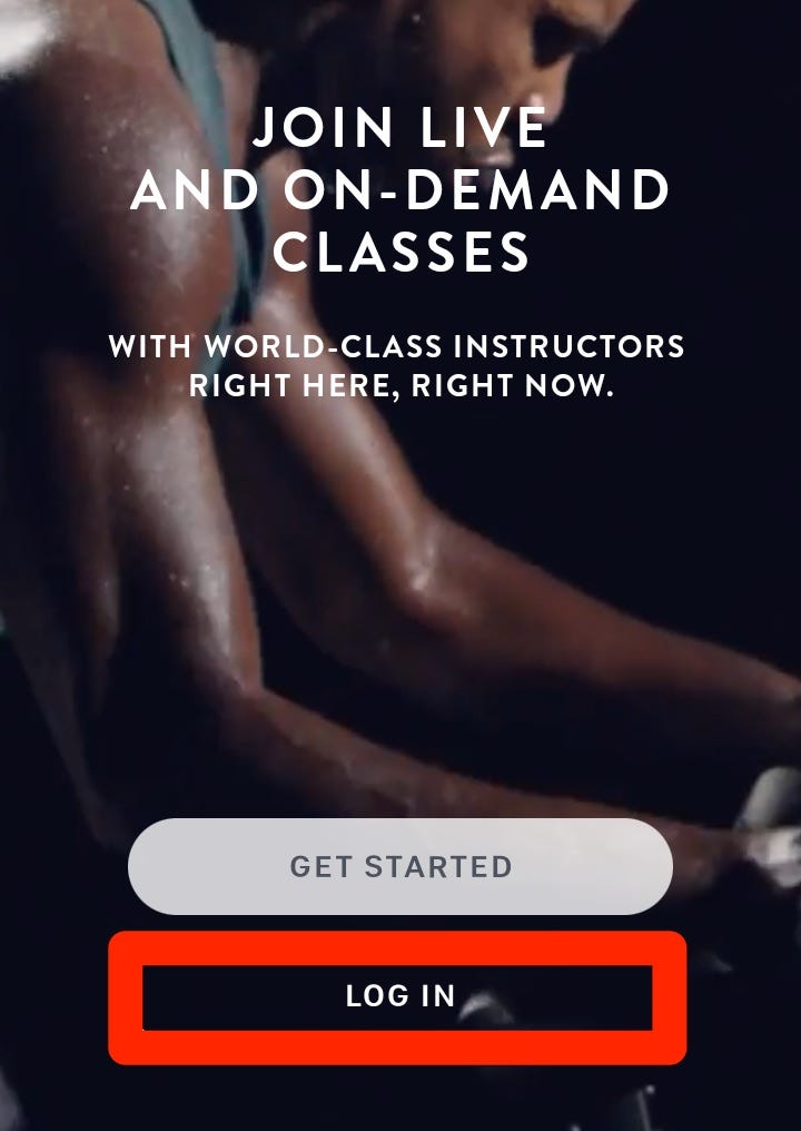 Peloton Login 4