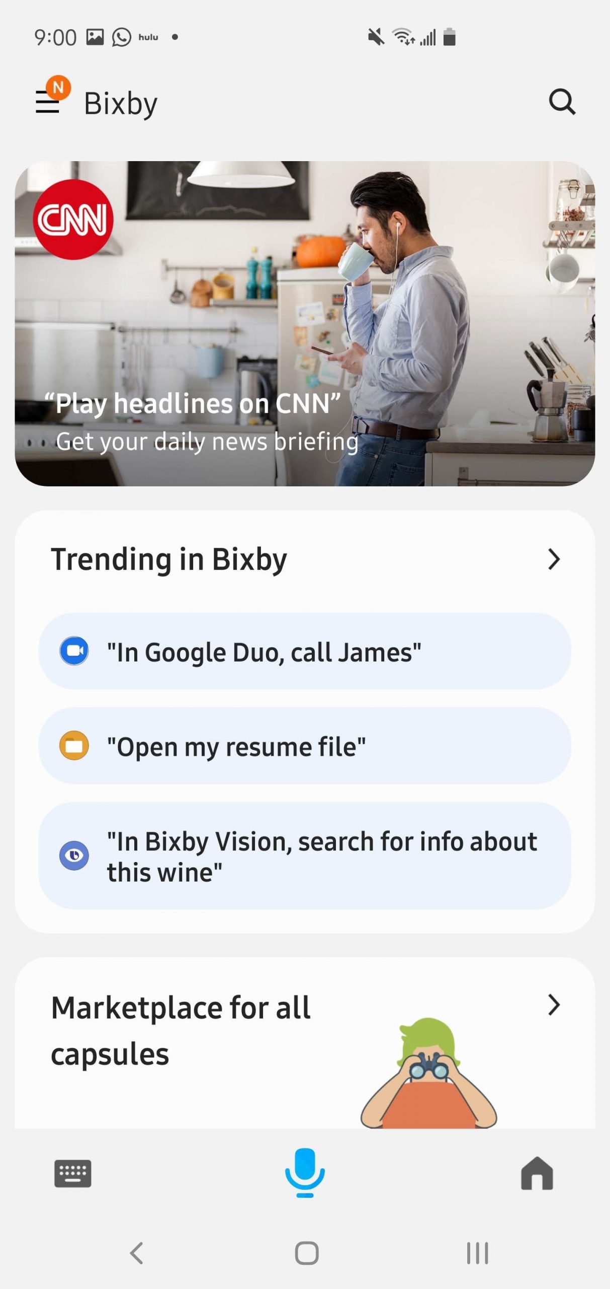 What is Bixby Home 1