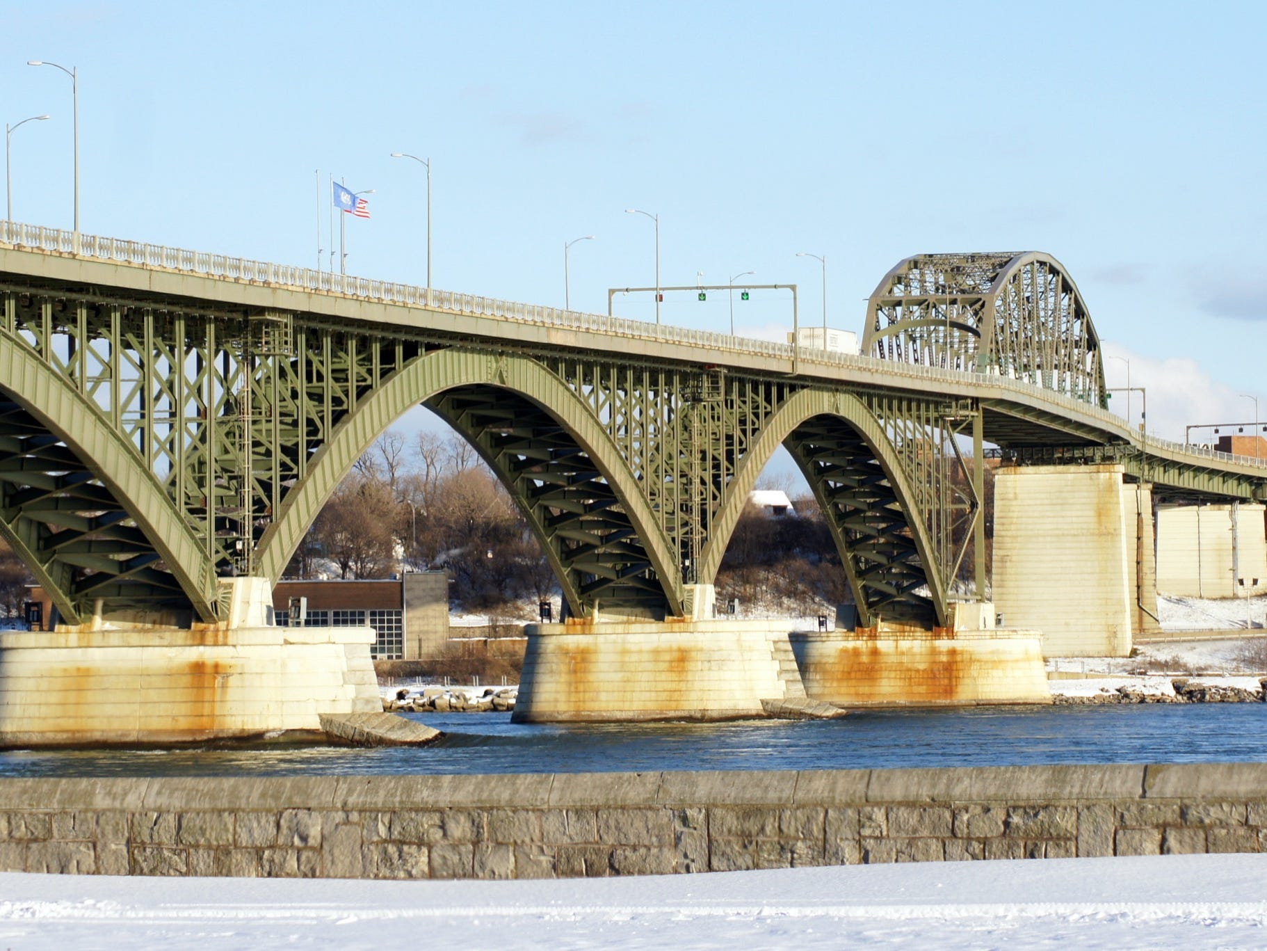 Peace Bridge in Buffalo, New York