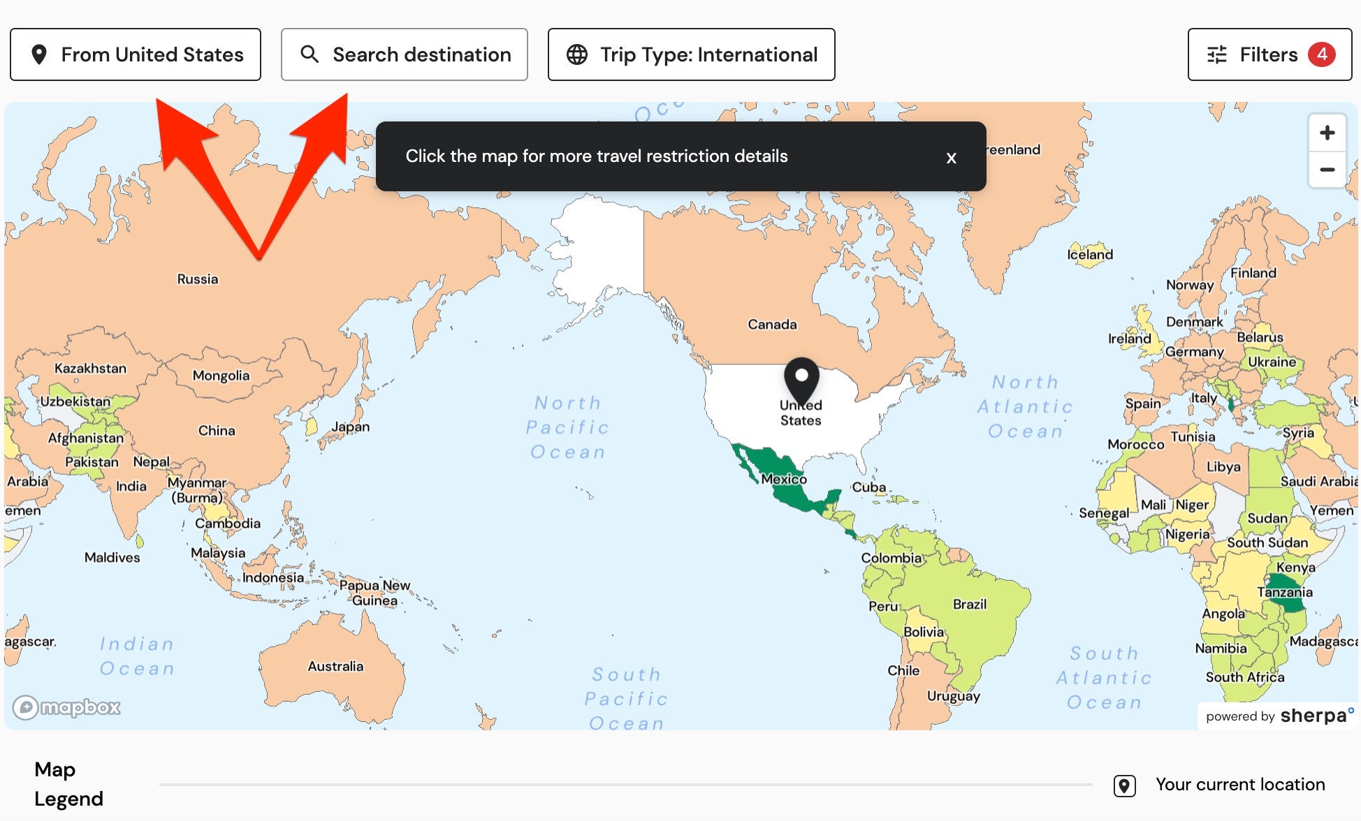 Sherpa map screenshot 5