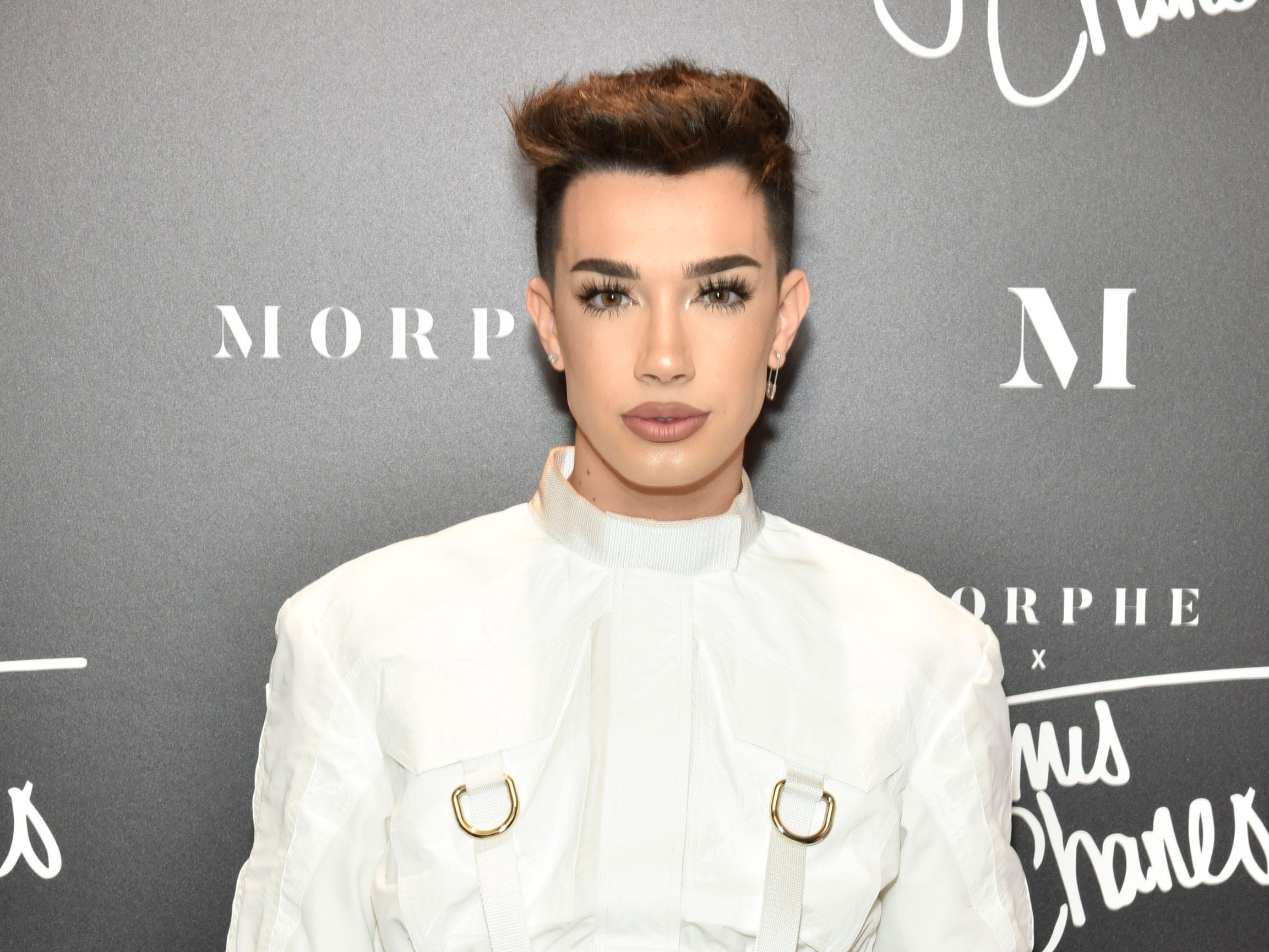 James Charles attends his Morphe Meet & Greet at Roosevelt Field Mall on December 1, 2018 in Garden City, New York.