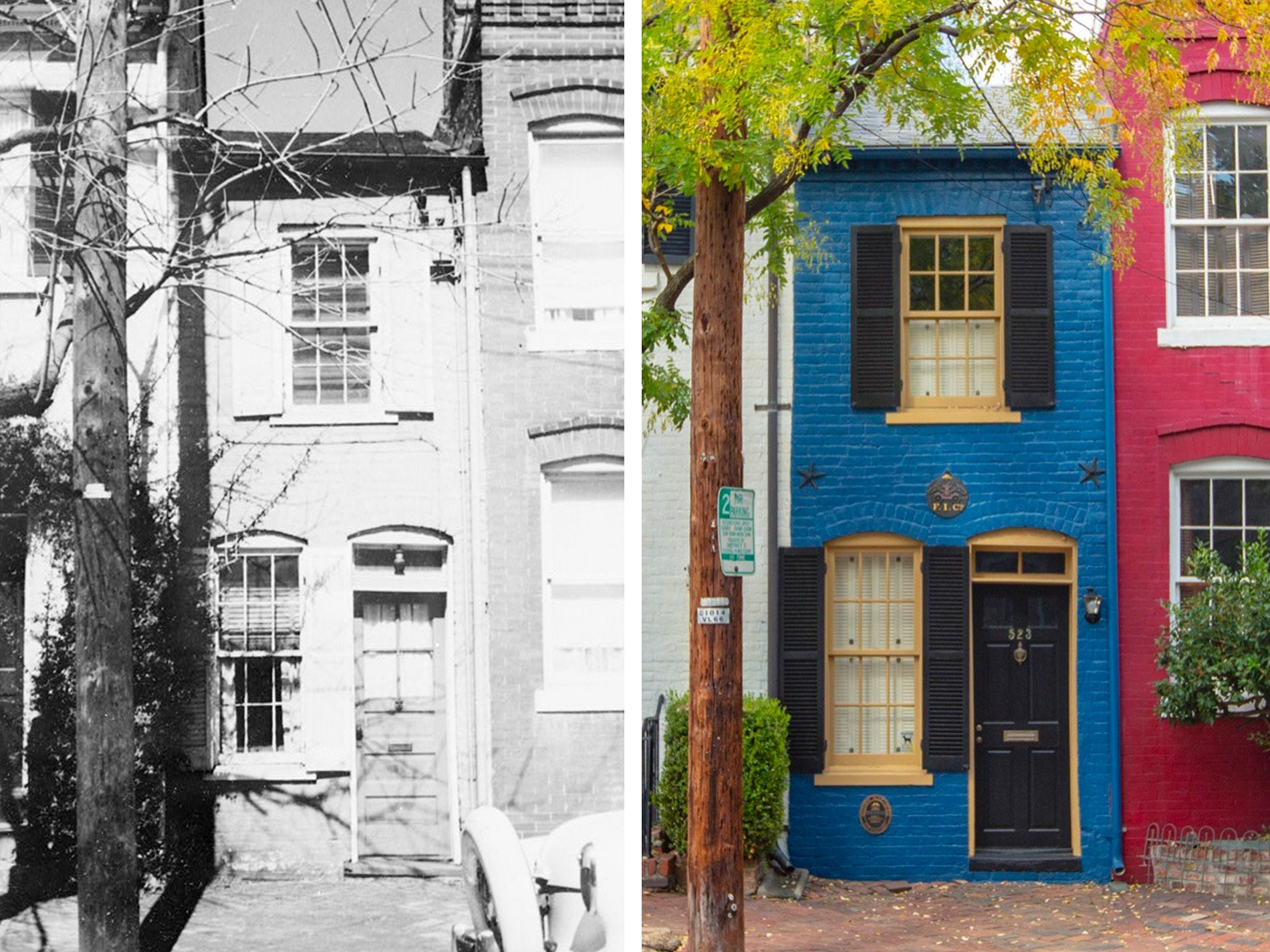 Hollensbury Spite House - Old Town, VA - Diptych