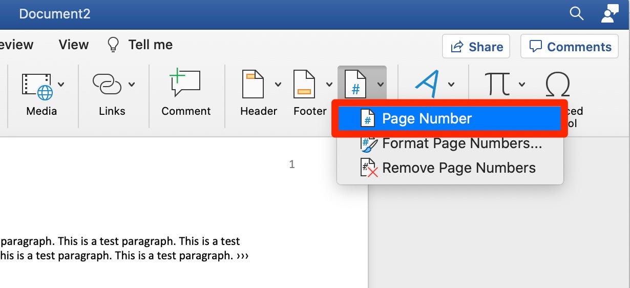 Page Numbers 2