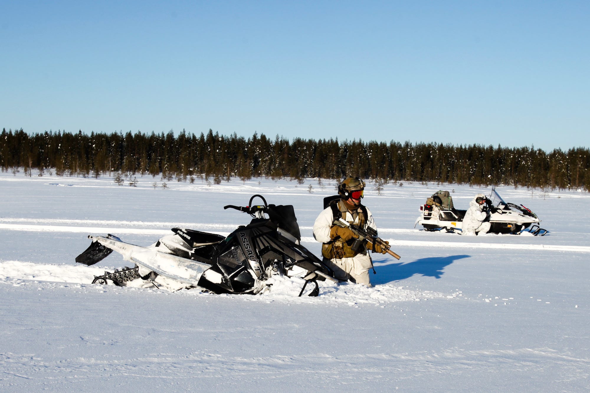 Army Green Berets Special Forces Finland Arctic