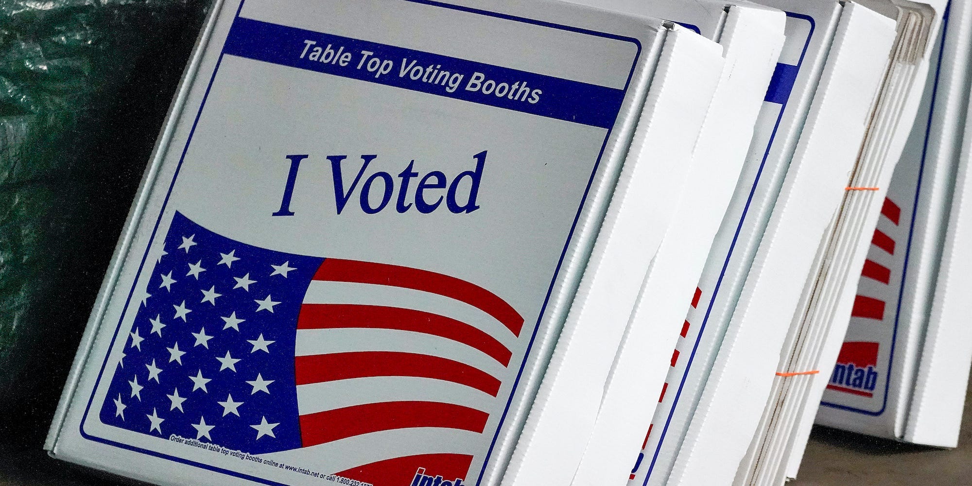 Voting booths