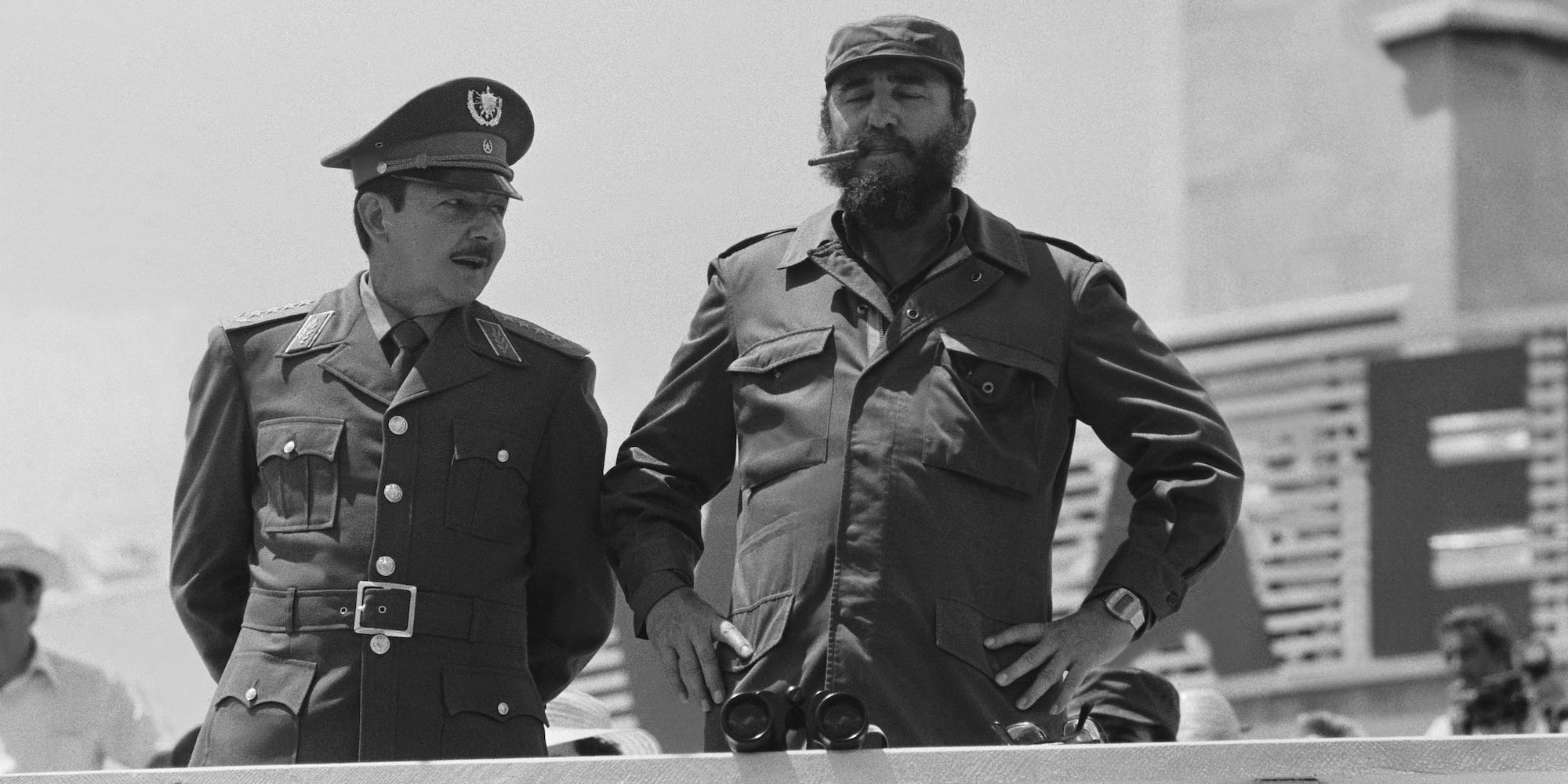 Raul and Fidel Castro