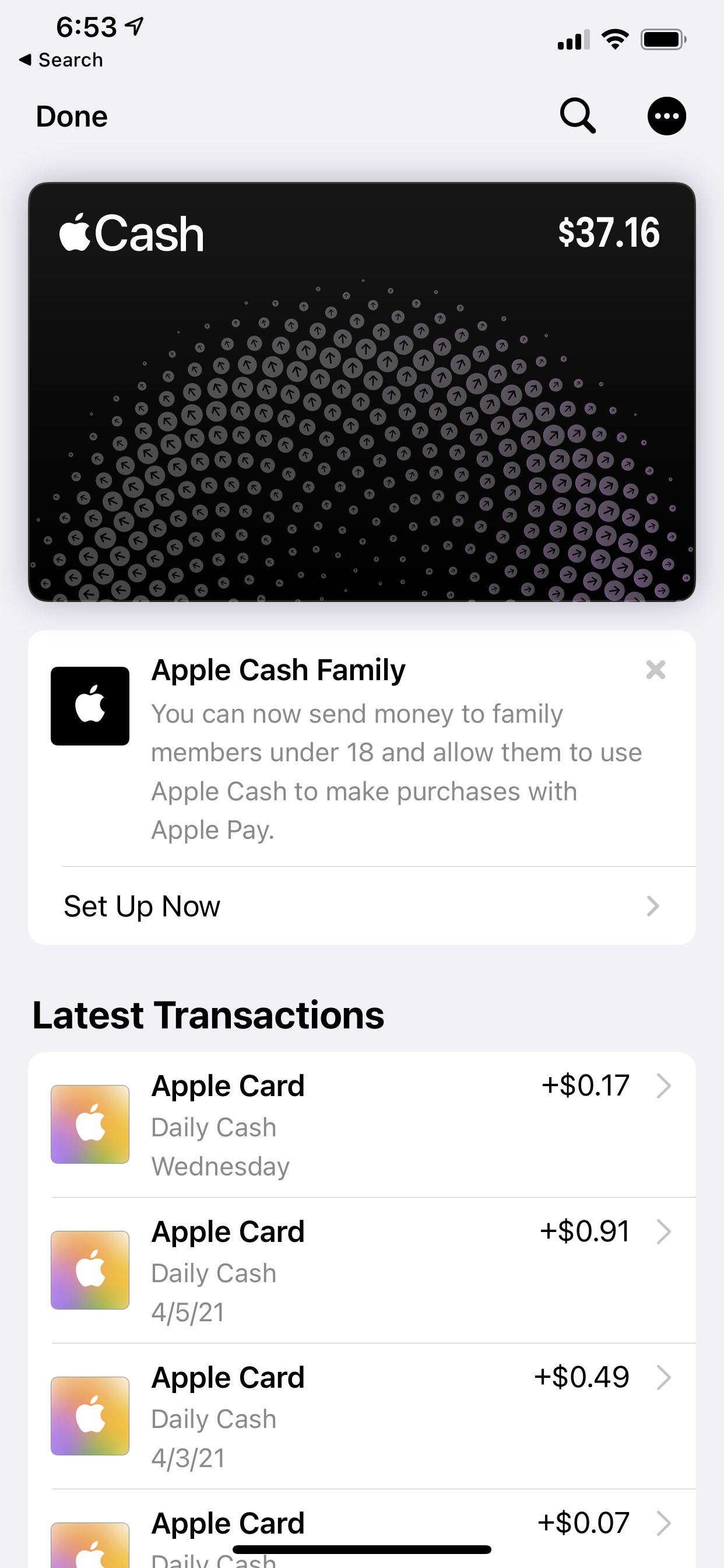 Сбой настройки apple cash