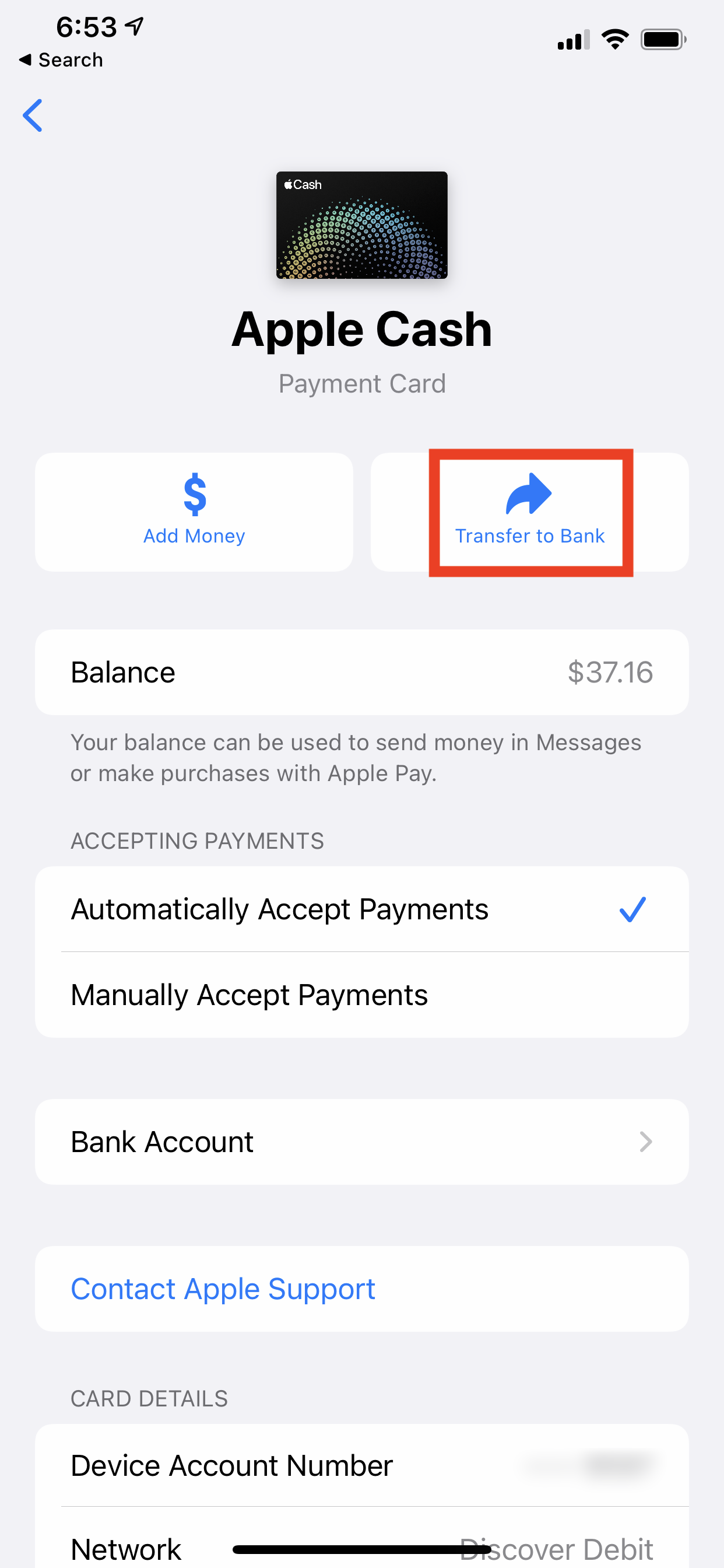 How to transfer Apple Cash to bank 2