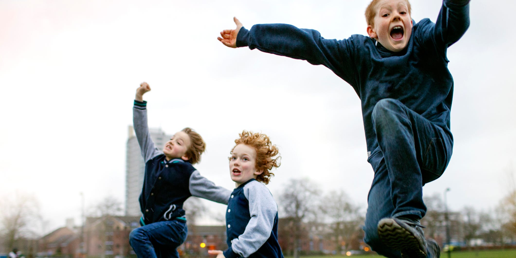 kids jumping play exercise workout children pediatrics