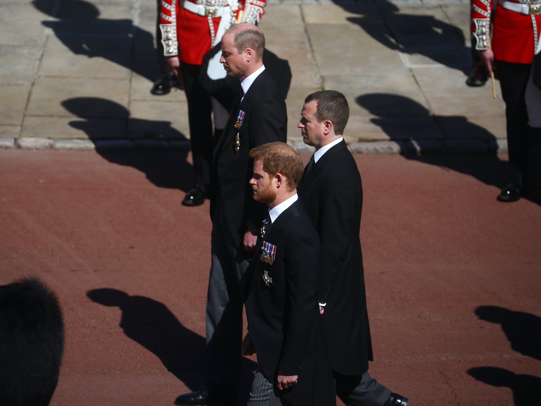 william harry philip funeral 1