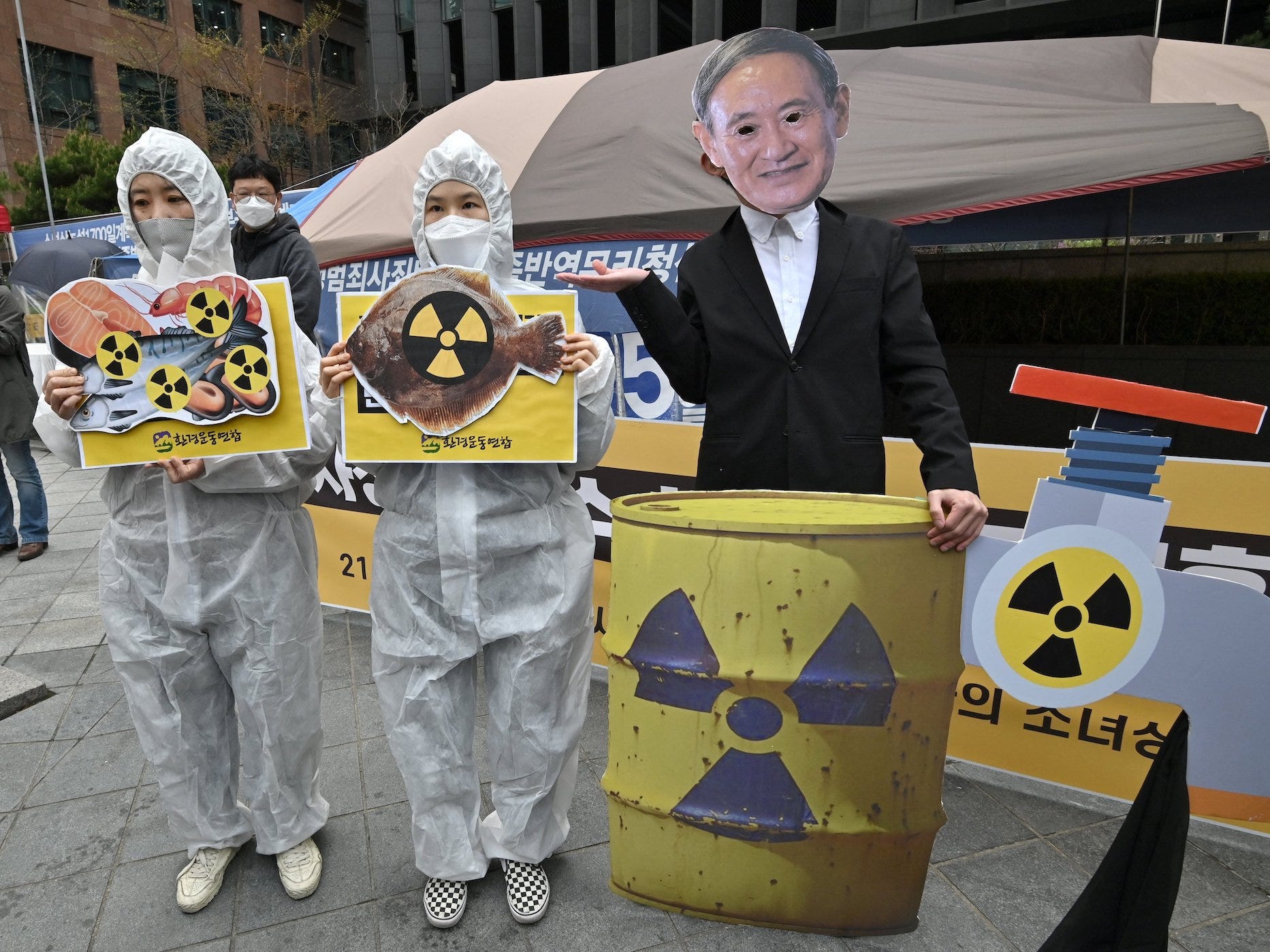 south Korea protest Fukushima wastewater
