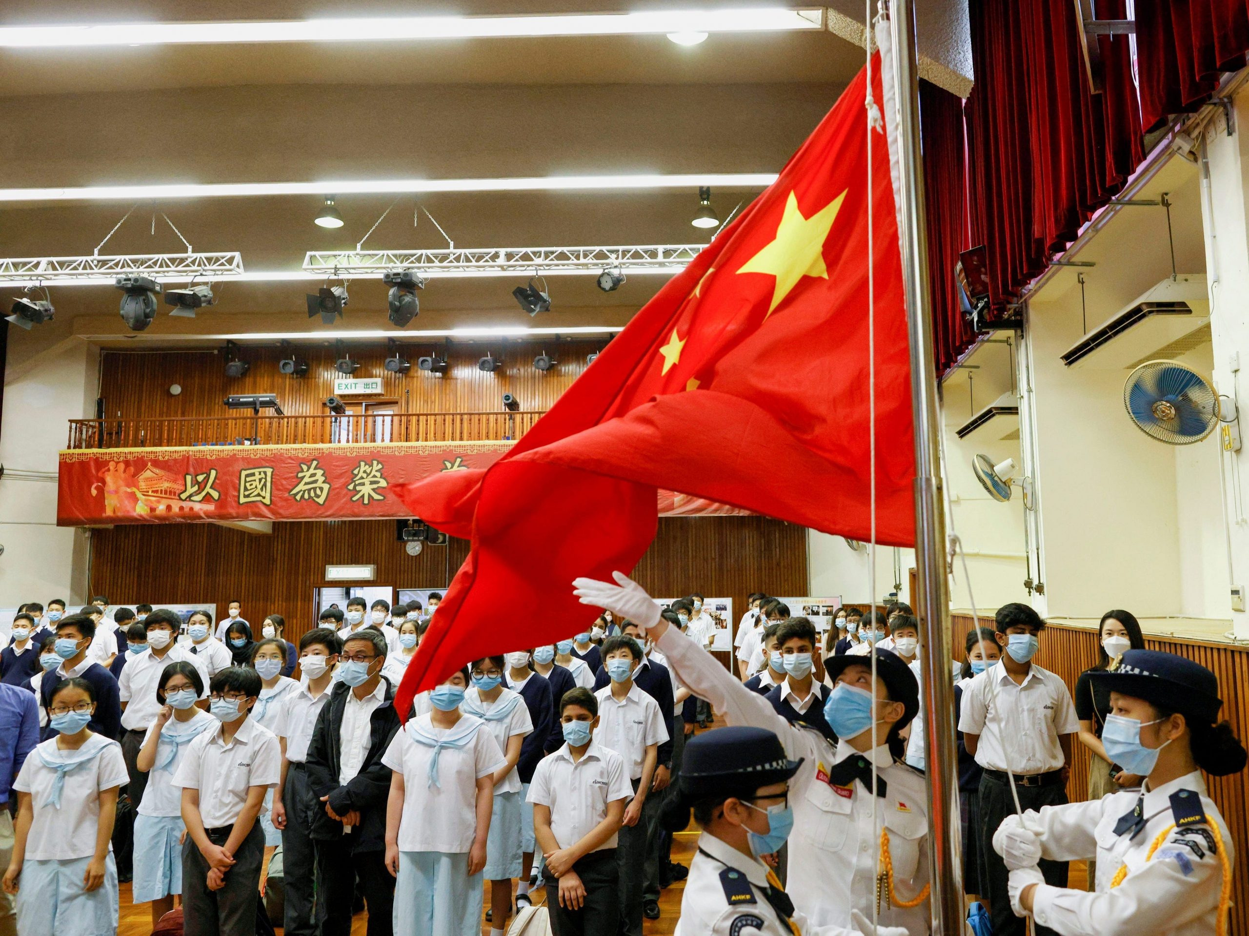hong kong school national security education china