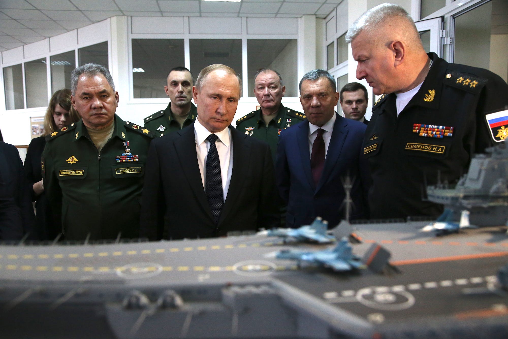 Russia aircraft carrier Admiral Kuznetsov Vladimir Putin