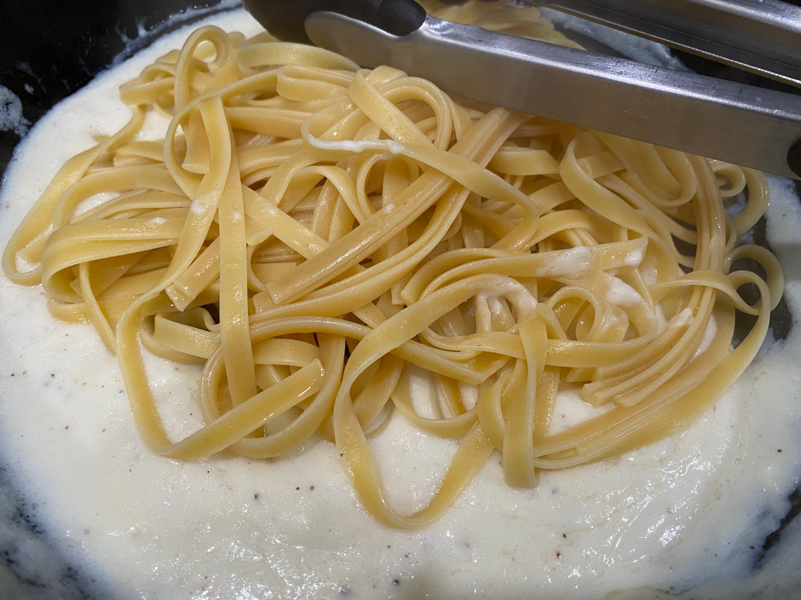 Katie Lee fettuccine alfredo