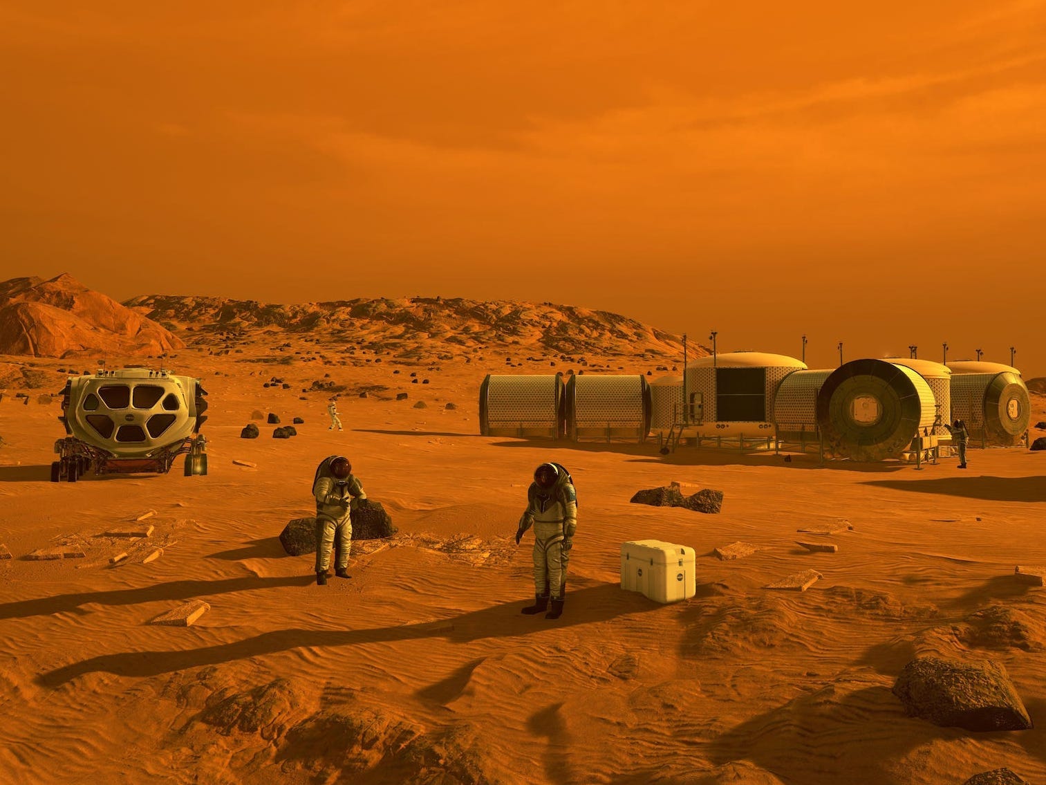 mars human exploration settlement habitat astronauts martian