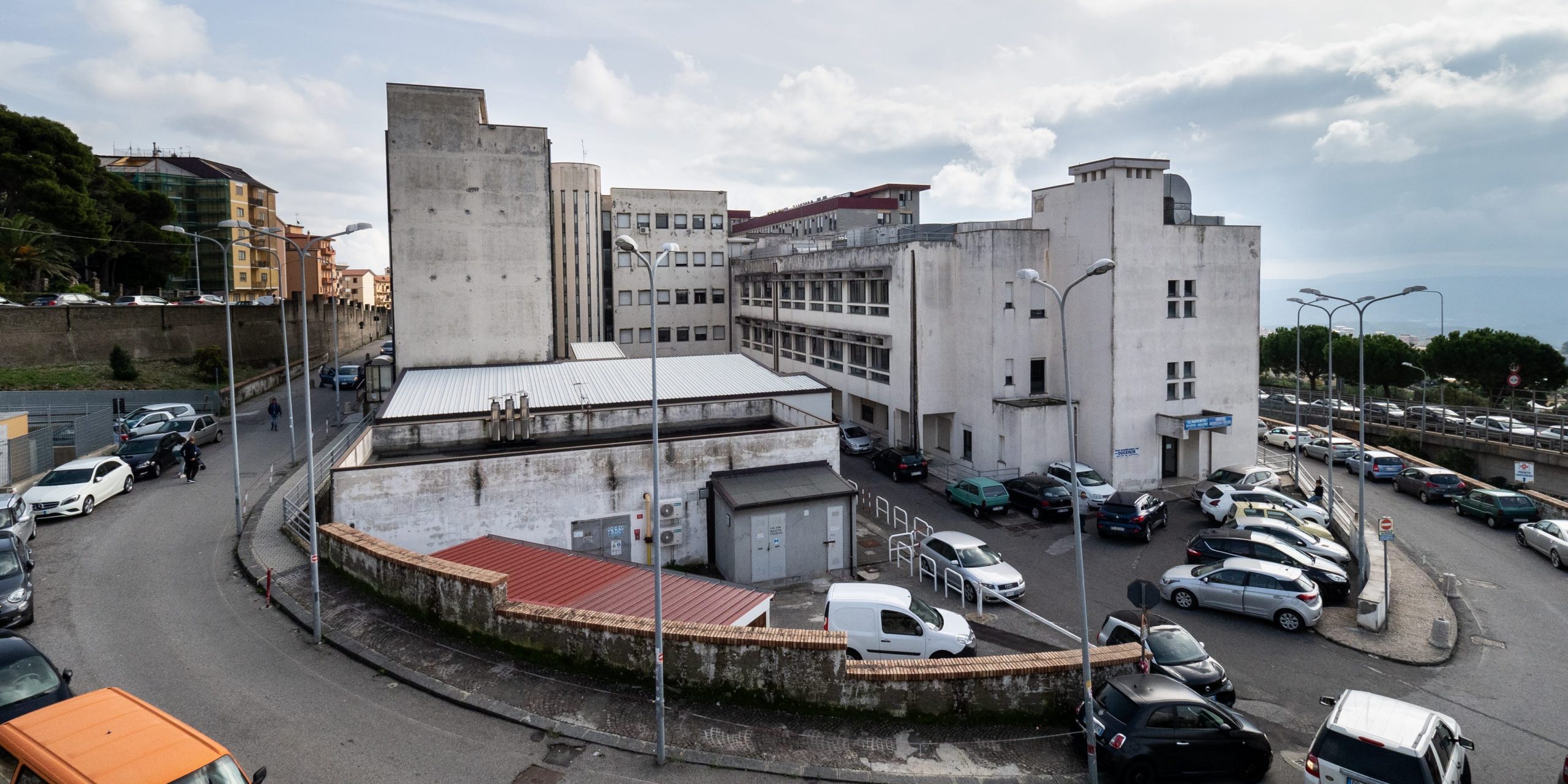 A view of the "Arnaldo Pugliese Ciaccio" Hospital in Catanzaro.