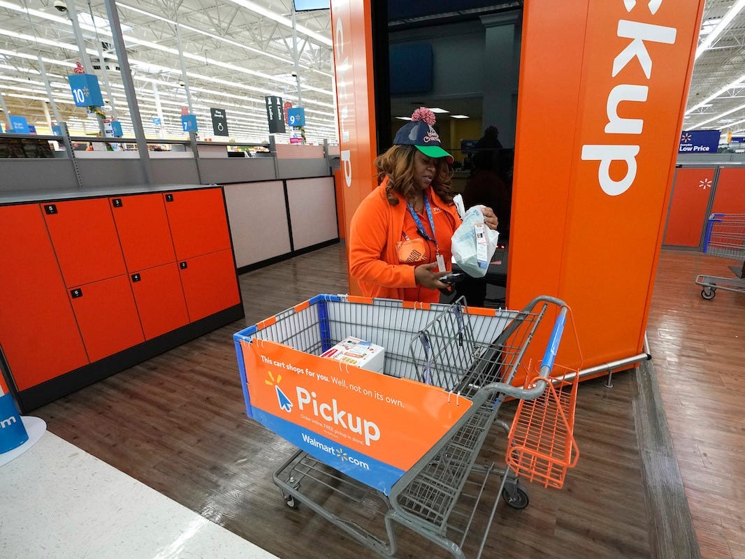 Walmart pickup tower