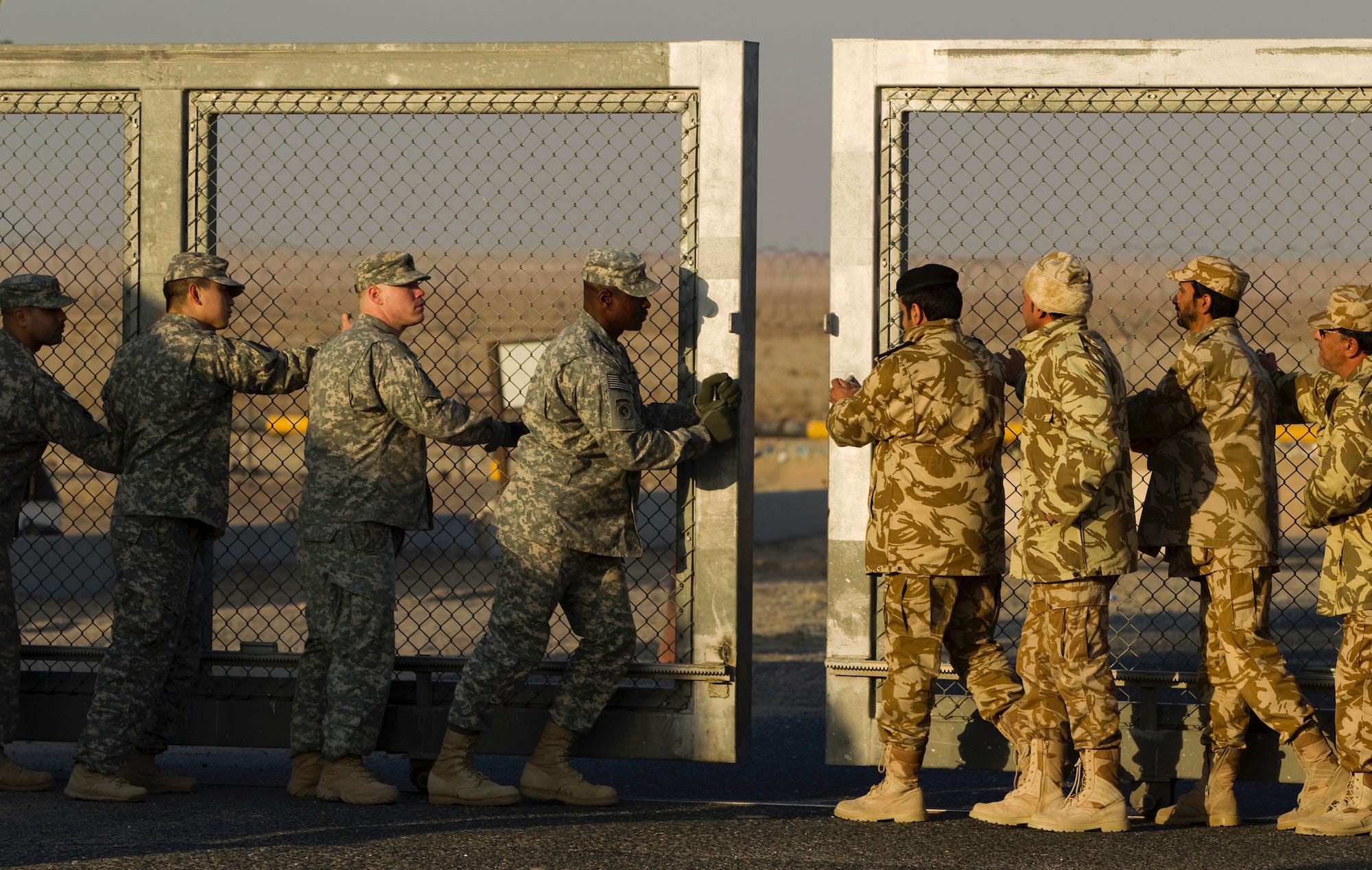 Kuwait US soldiers Iraq withdrawal