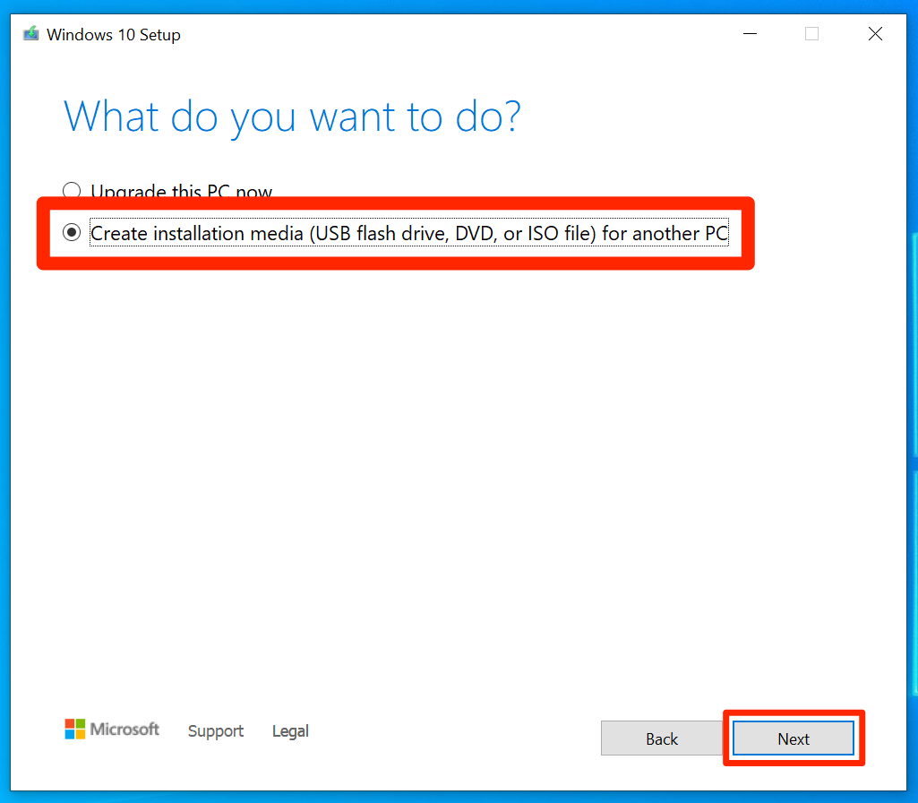 How to install Windows 10 2