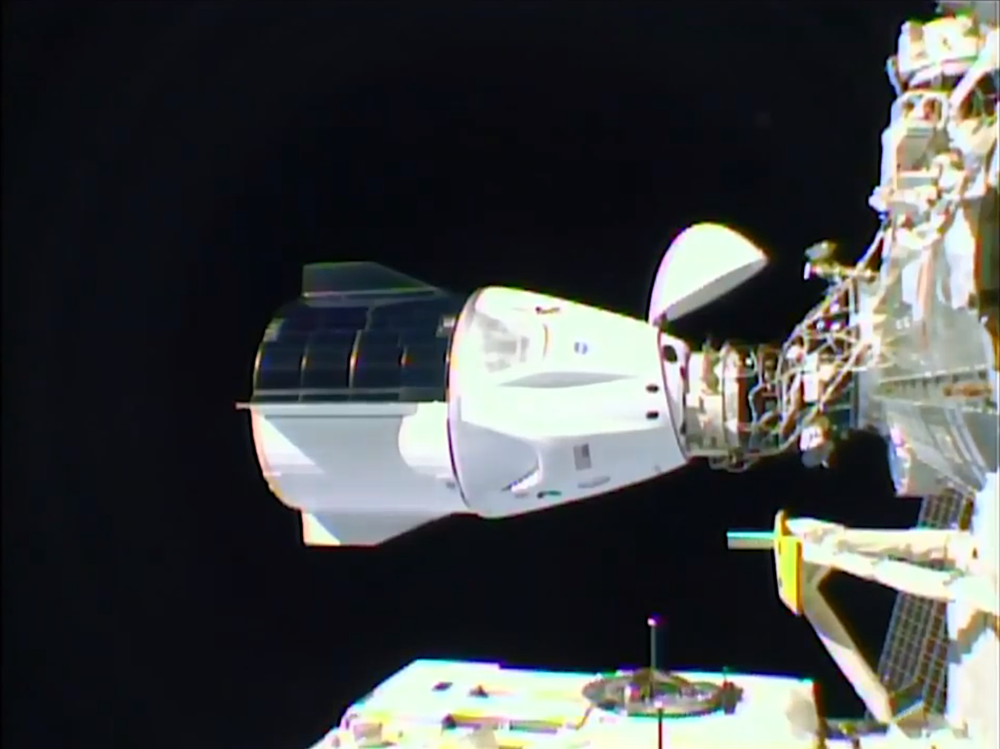 crew dragon resilience crew-1 docking international space station spacex nasa