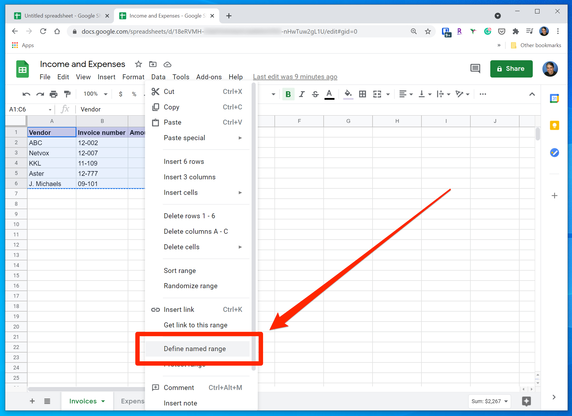 How to use IMPORTRANGE in Google Sheets 4