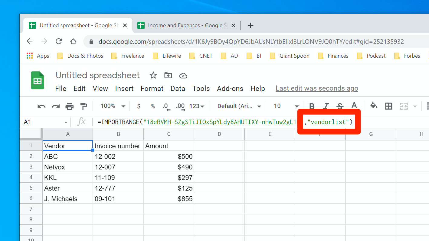 How to use IMPORTRANGE in Google Sheets 66