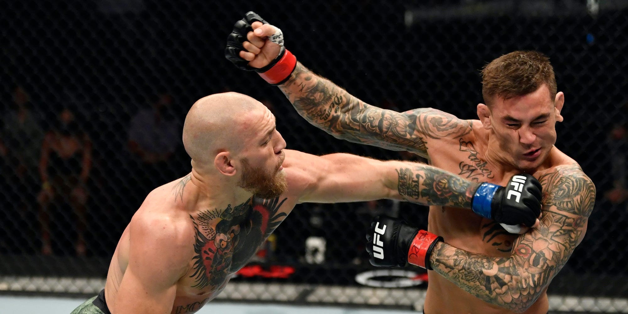 Conor McGregor and Dustin Poirier trilogy