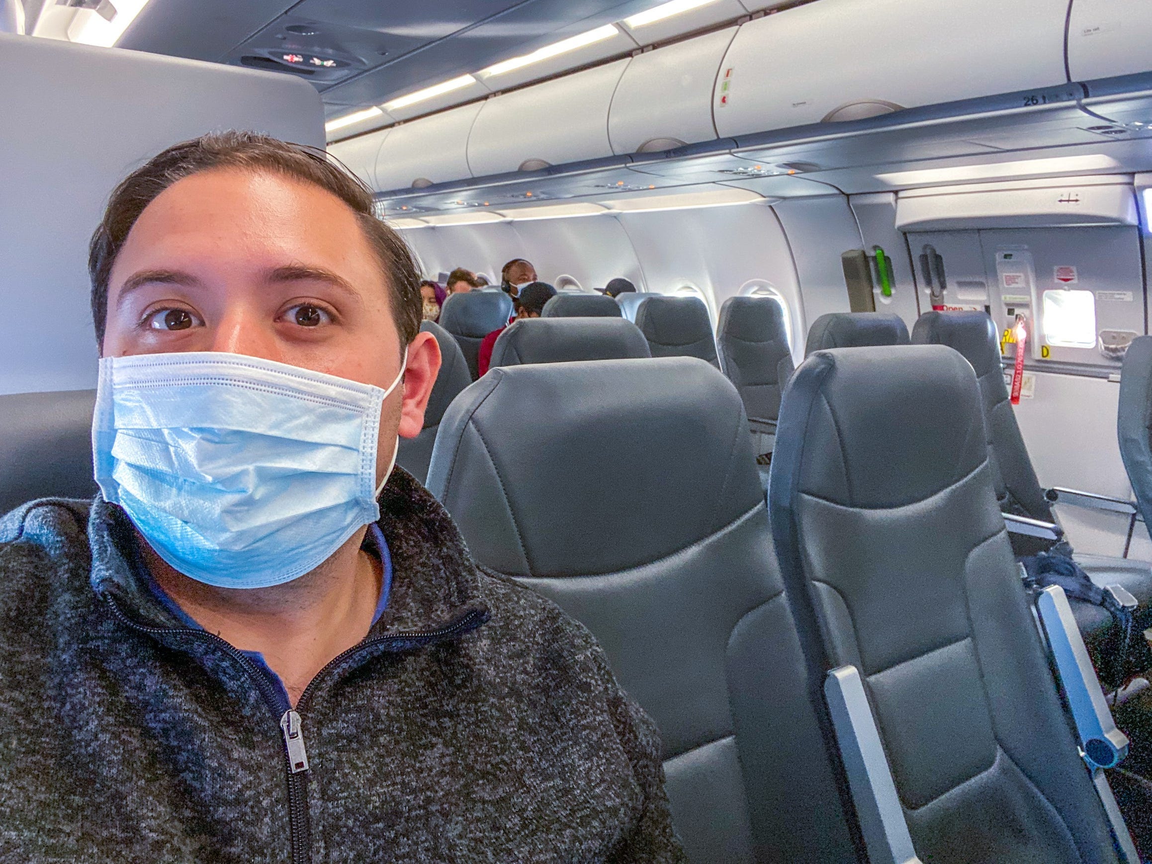 Flying Frontier Airlines during pandemic