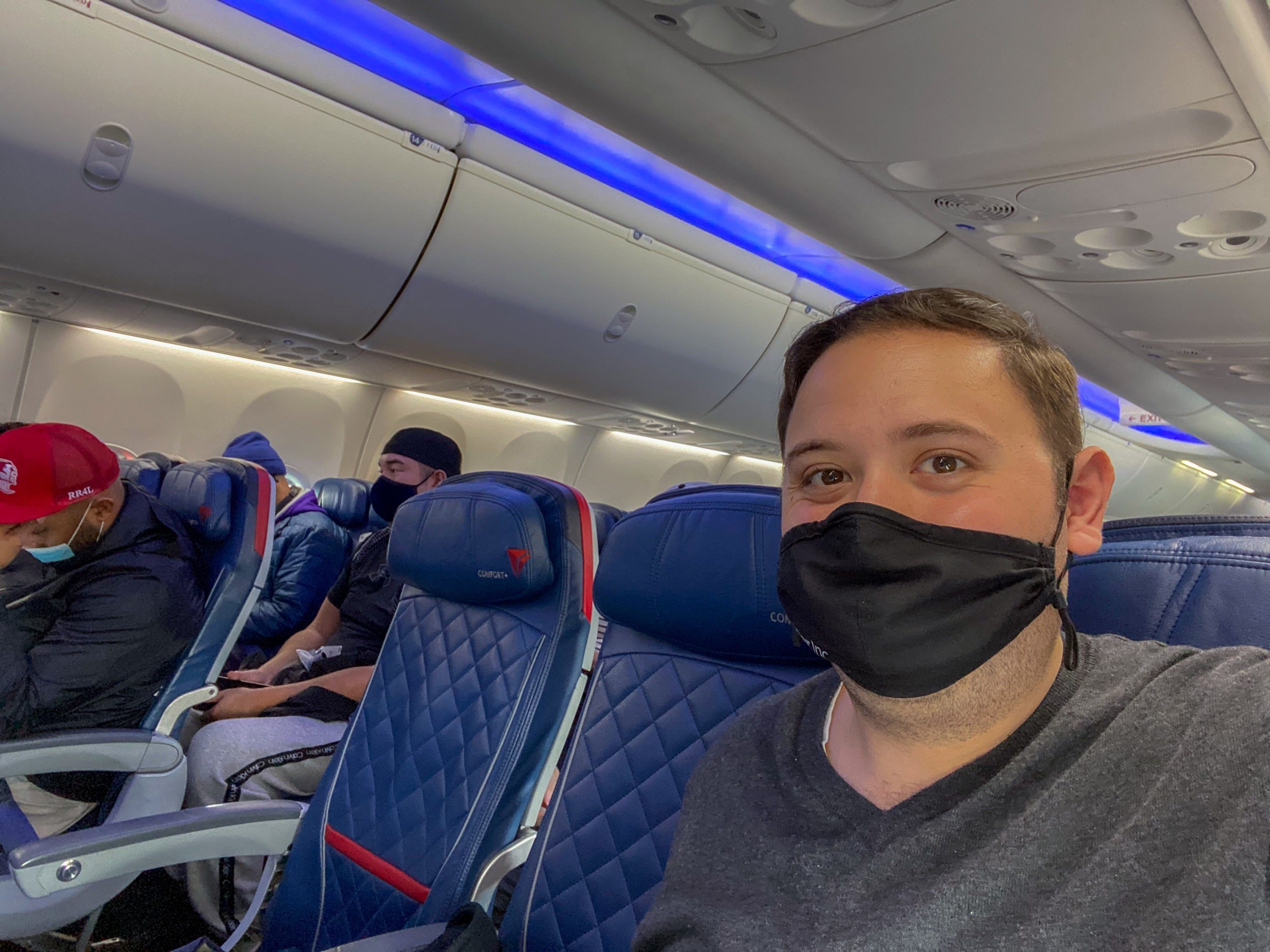 Flying on Delta Air Lines during pandemic