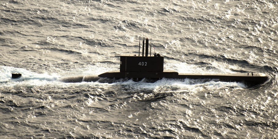 The Indonesian submarine KRI Nanggala 402