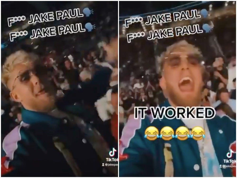 Jake Paul at UFC 261