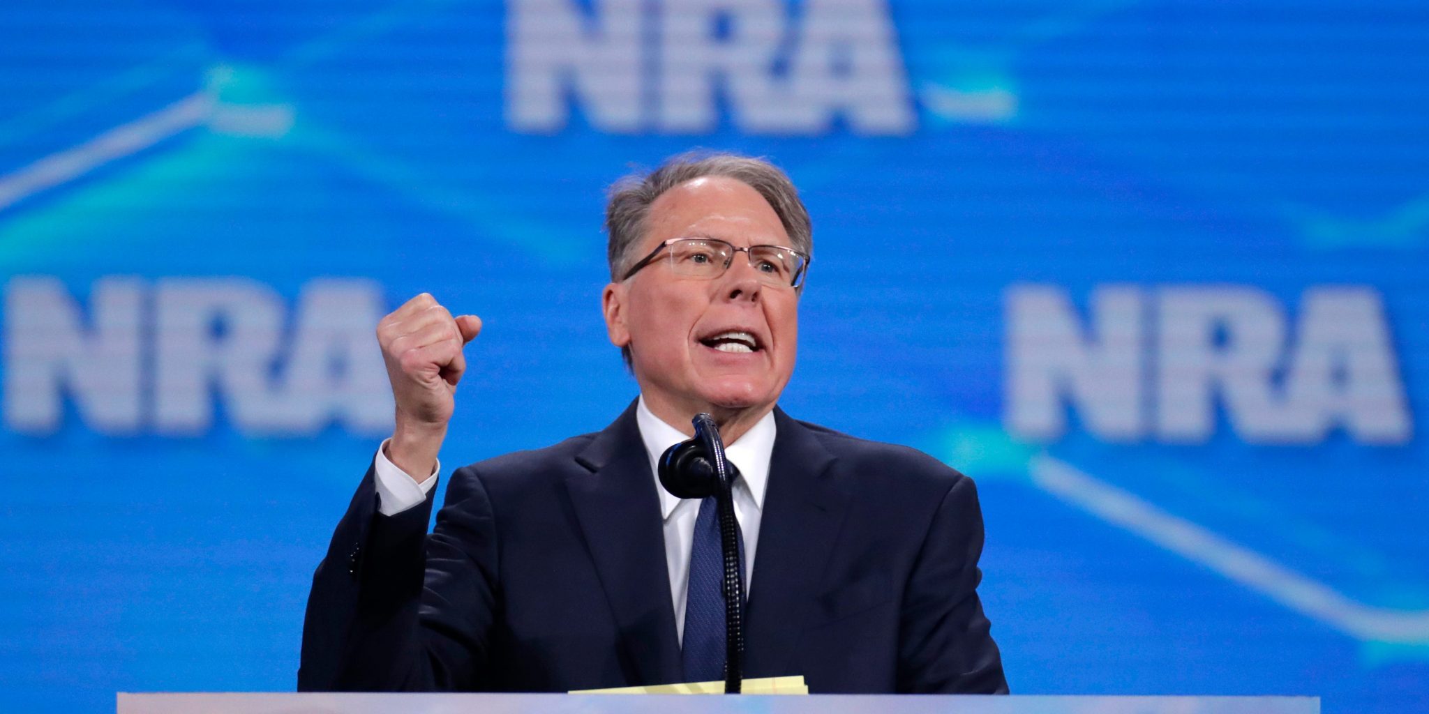 Video shows NRA's Wayne LaPierre shooting but failing to kill an