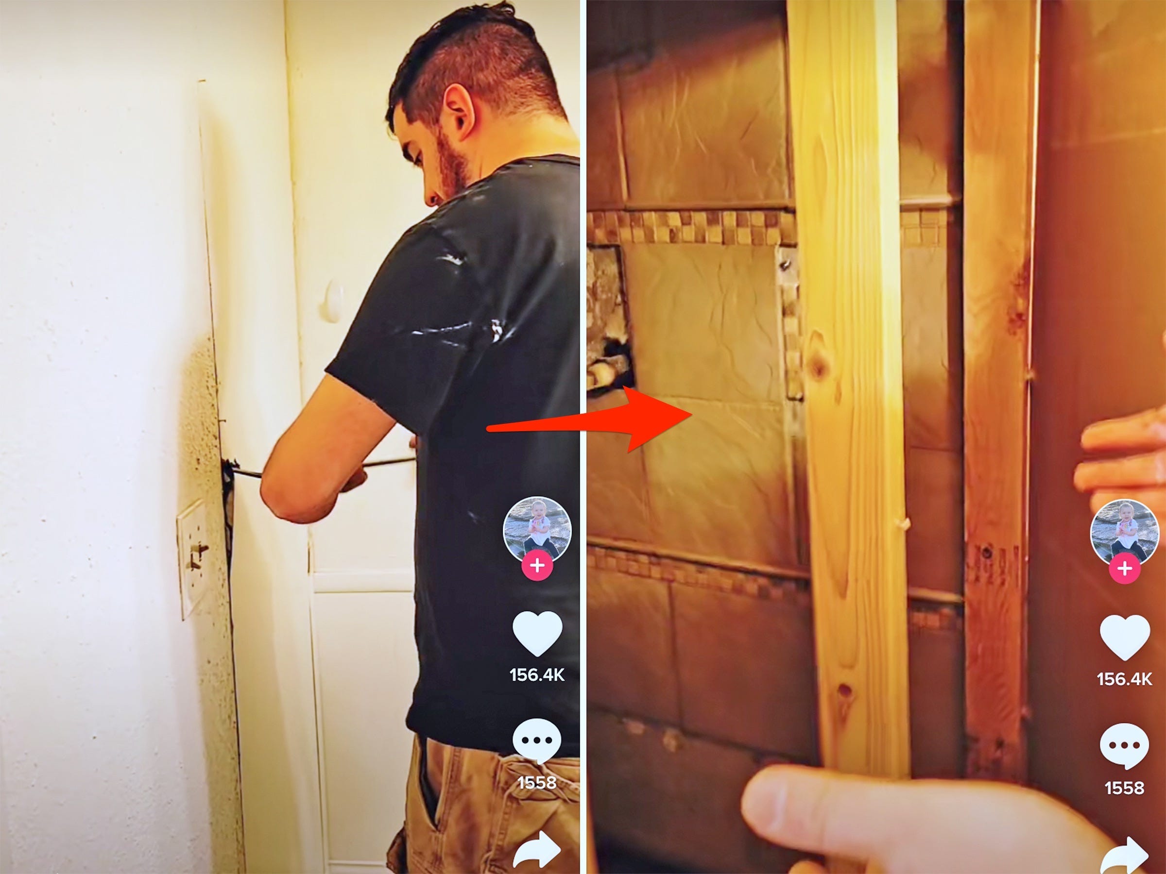 hidden shower