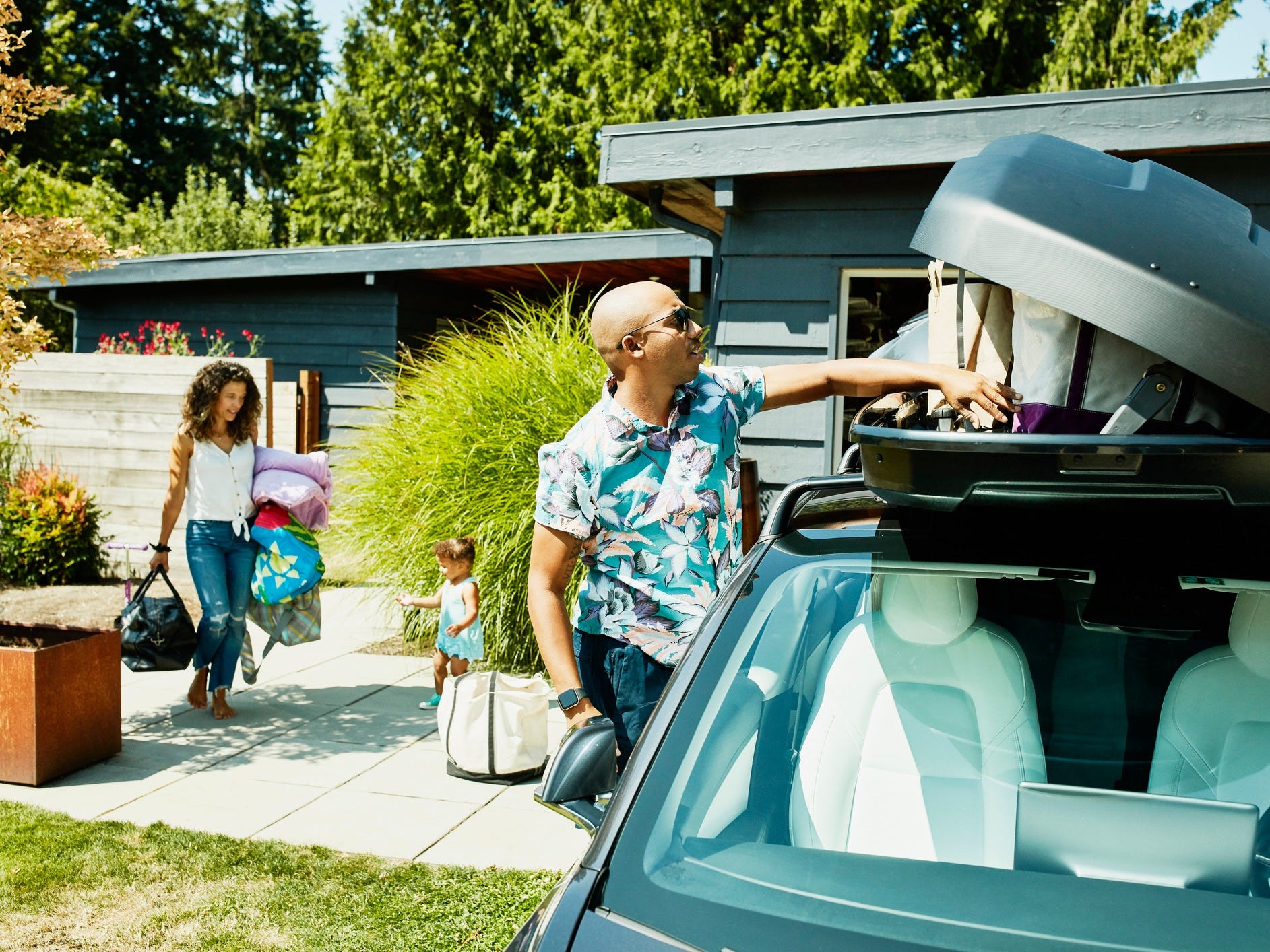 family travel road trip
