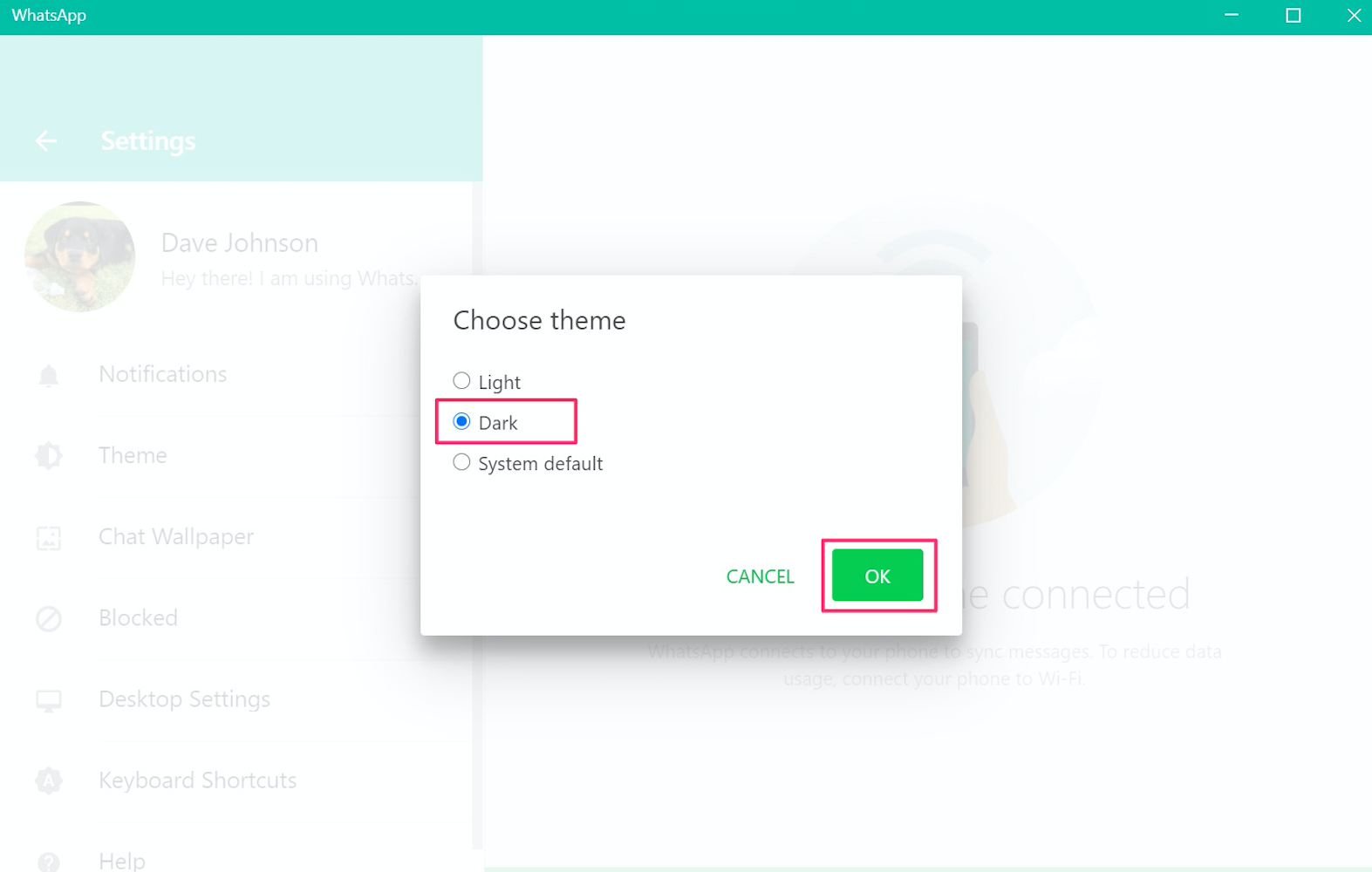 How_to_use_WhatsApp_dark_mode 6