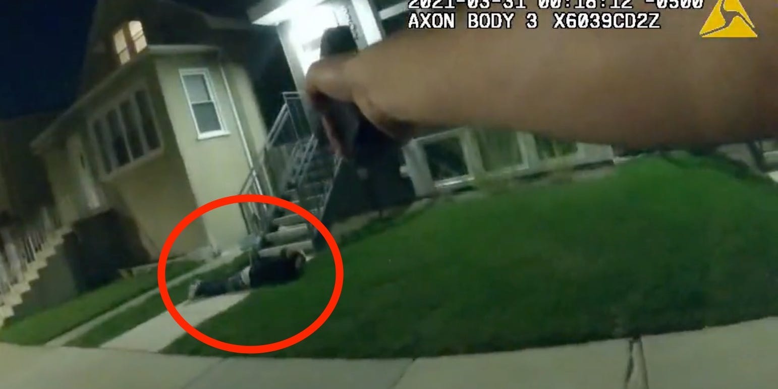 Bodycam footage shows a Chicago police officer fatally shooting a ...