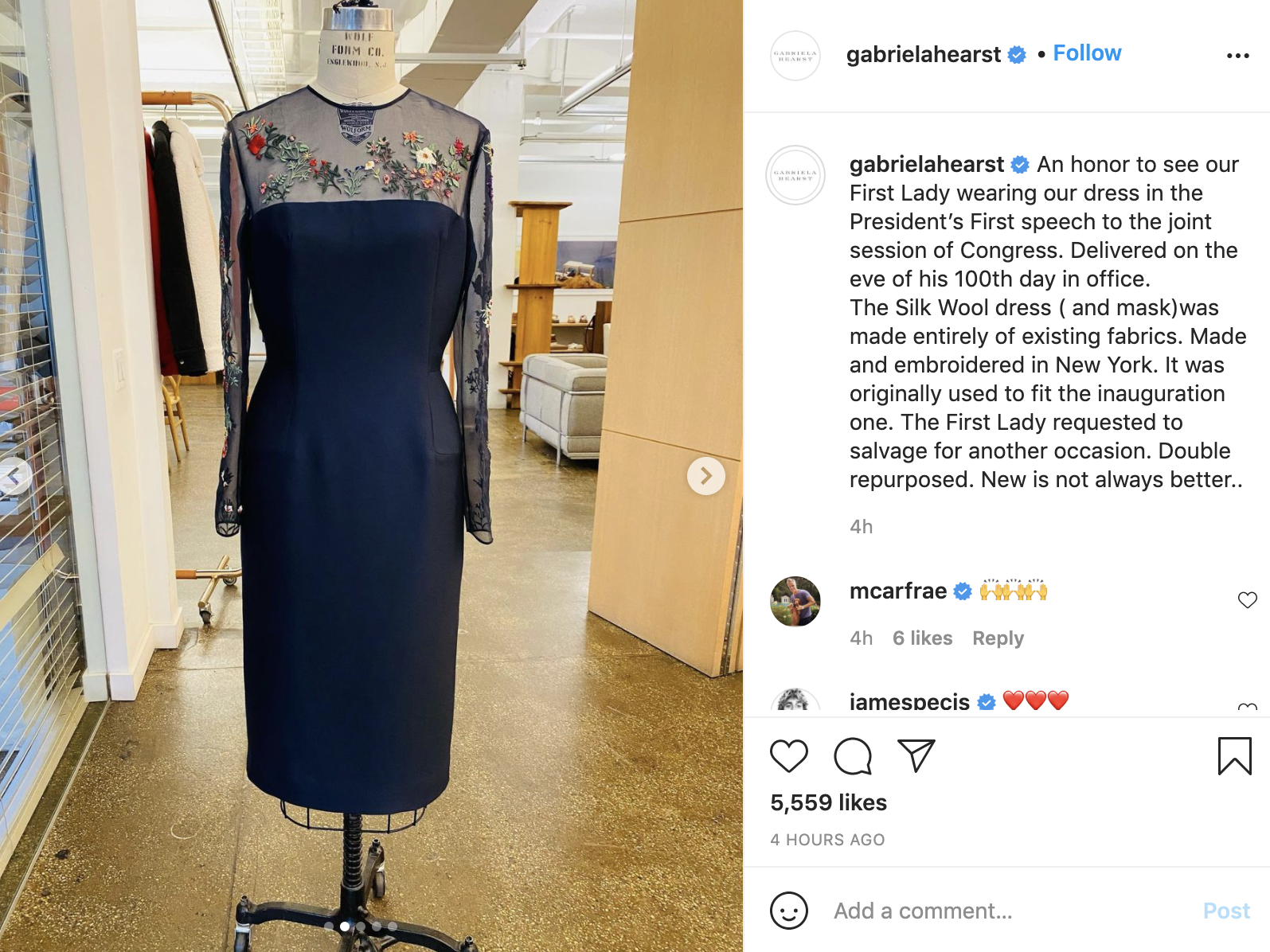 gabriela hearst dress