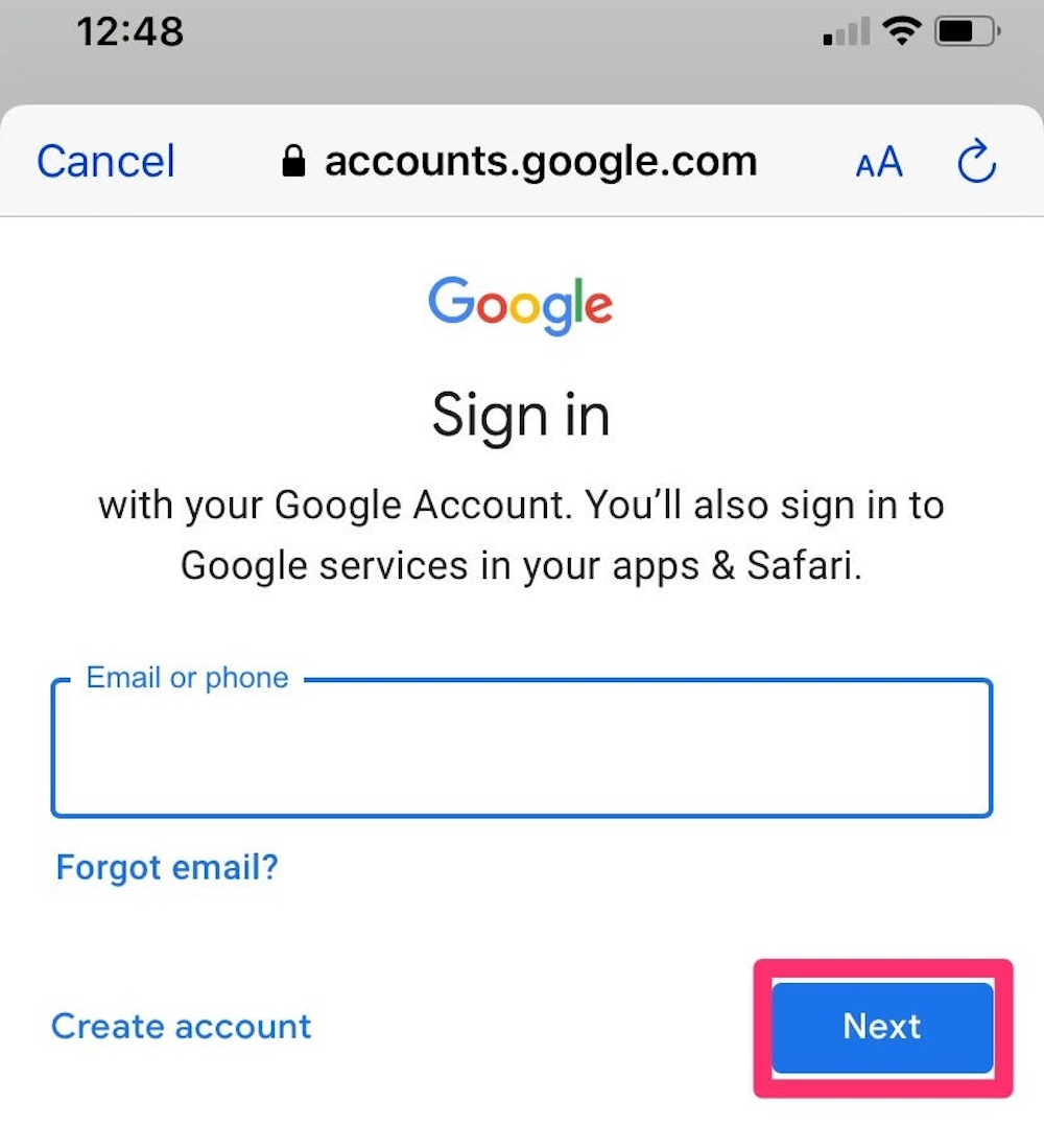 pinterest login with gmail account